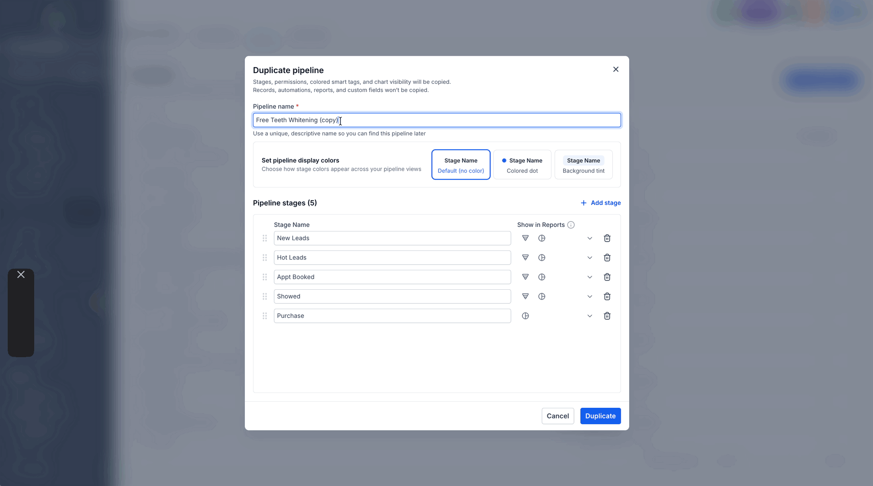 Pipeline Duplication and Multi-Account Distribution Guide – Step 3: Select Duplicate