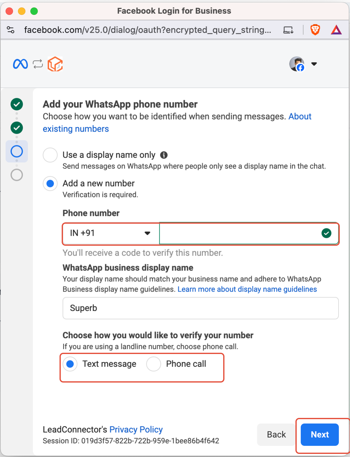 How to Enable WhatsApp in your account? – Enter the phone number you wish to migrate. Ensure it's active and accessible for verification, then click Ne…