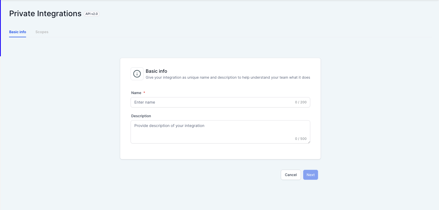 Private Integrations: Everything you need to know – How do I create a new Private Integration?