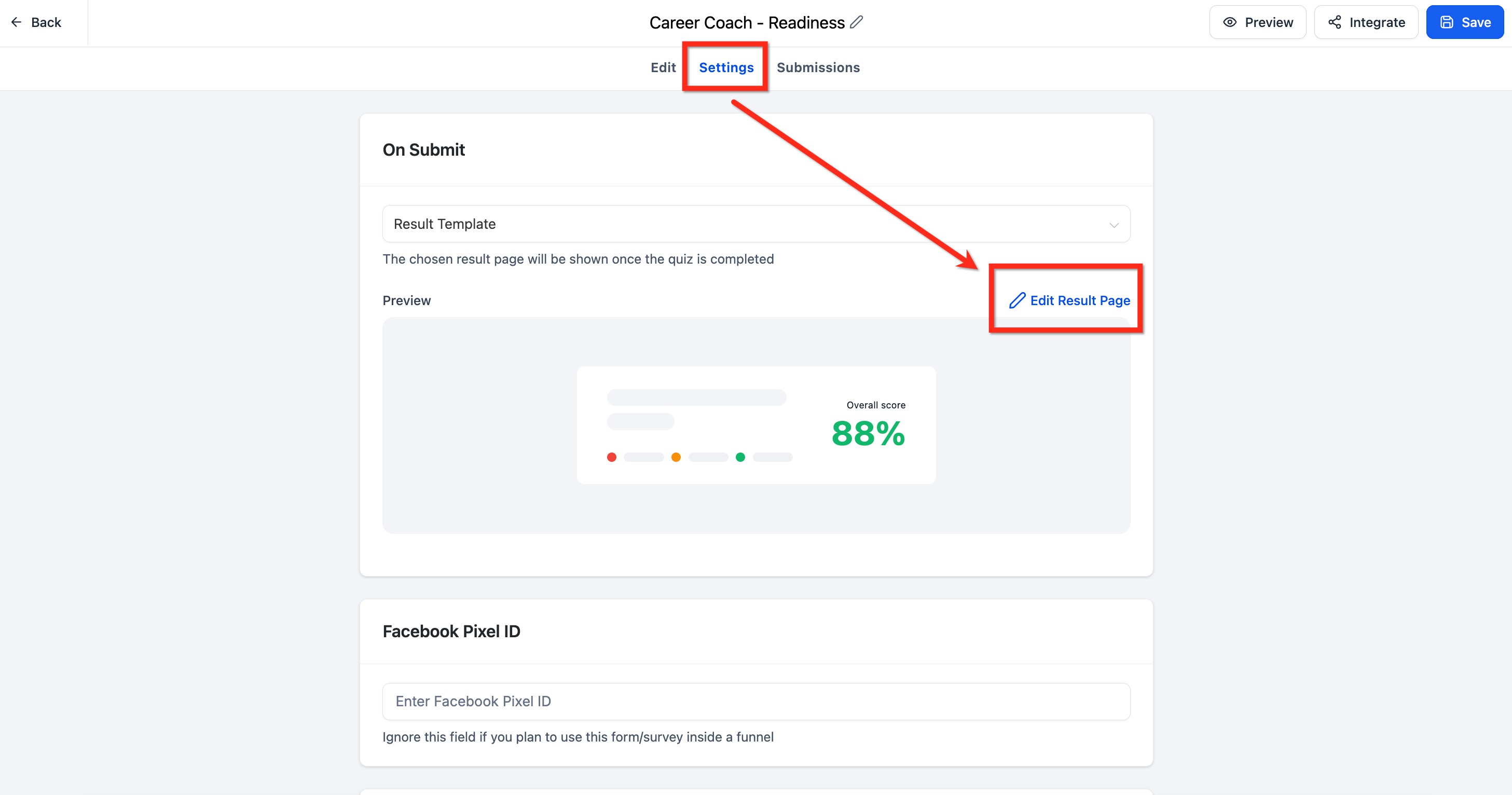 Quiz Builder Guide – How to Configure Score Tiers on the Results Page