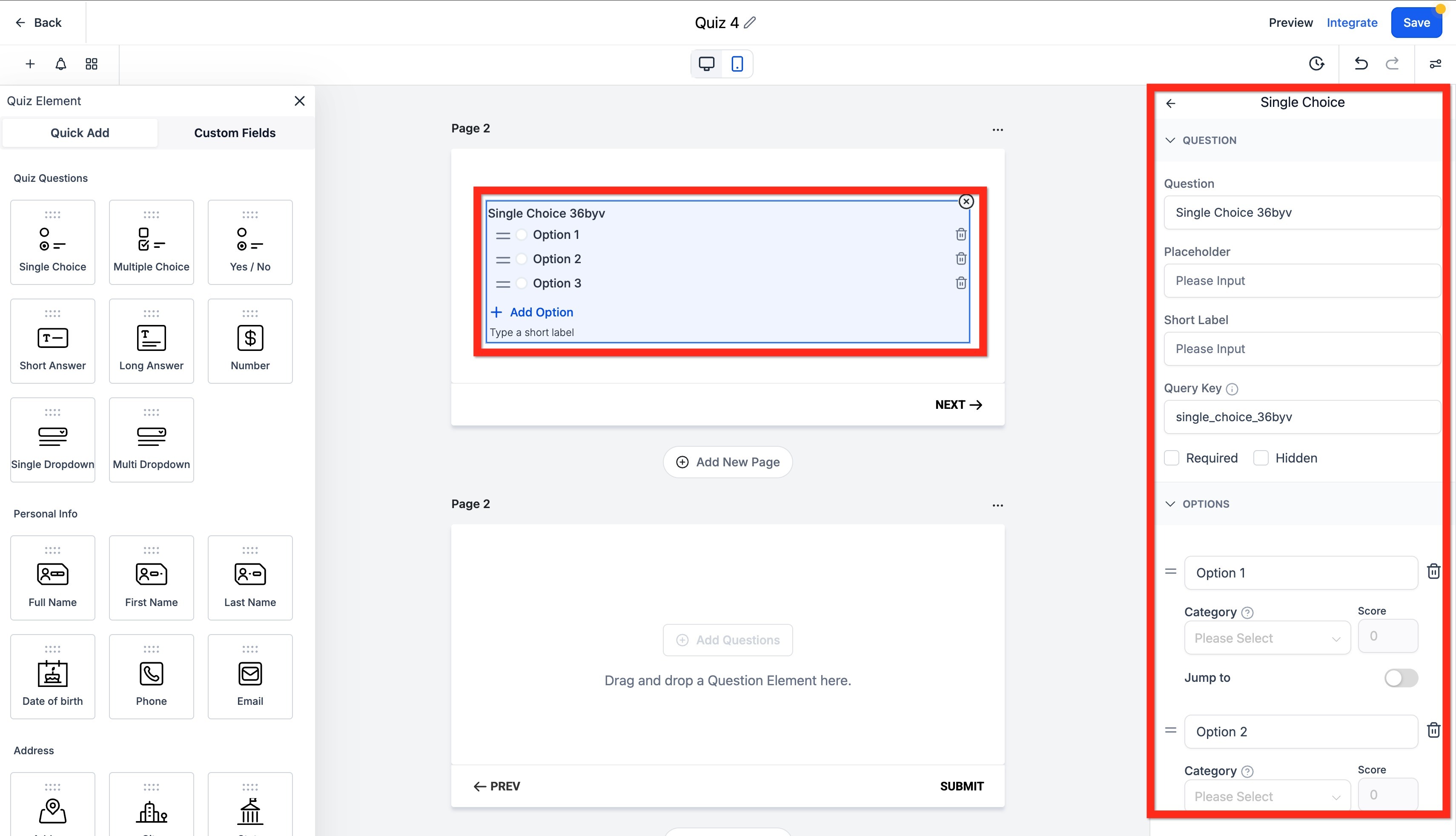 Quiz Builder Guide – Step 3: Configure the Quiz