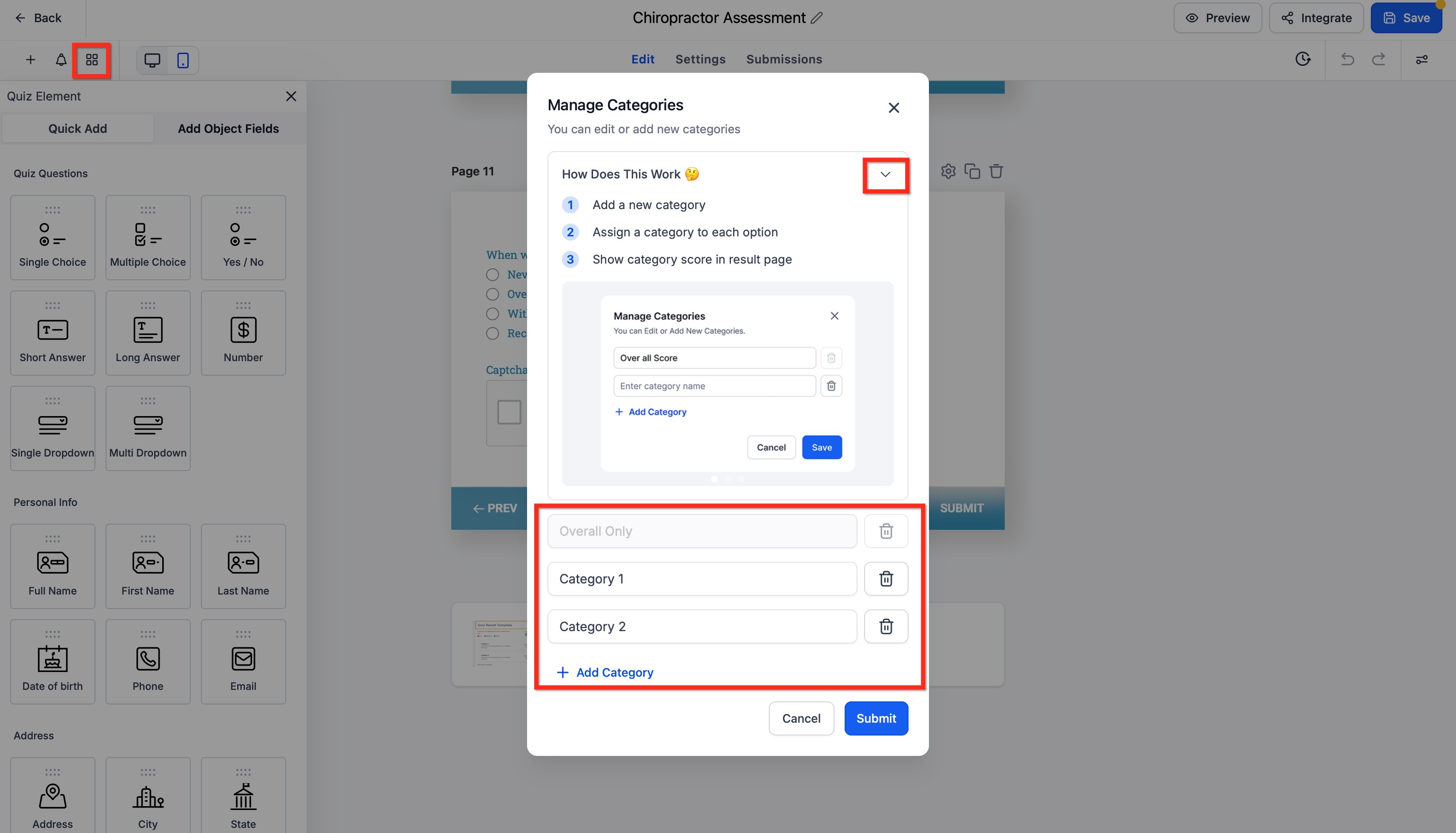 Quiz Builder Guide – Step 3: Configure the Quiz