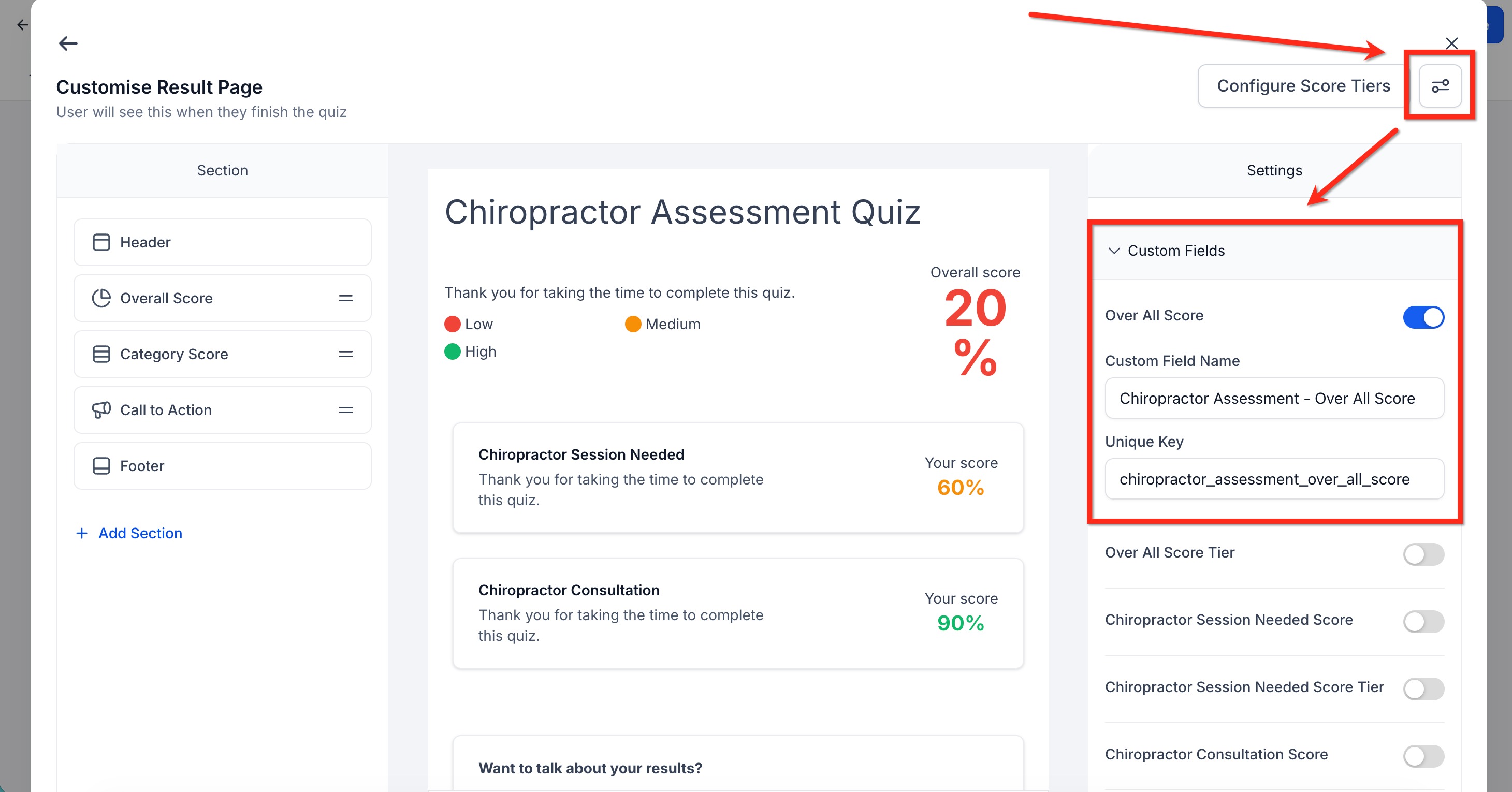 Quiz Builder Guide – Submissions and CRM Mapping