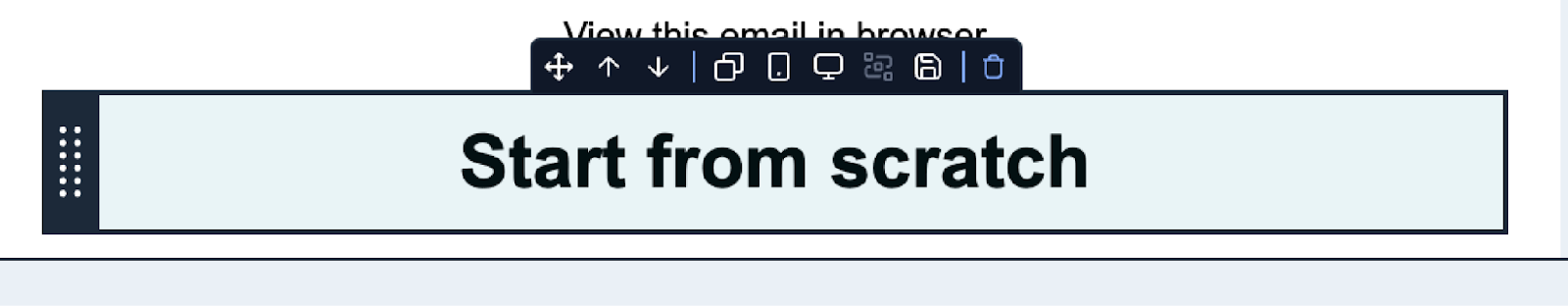 Rearrange Elements and Layouts with Arrow Controls in Email Builder – The Arrow Control feature in the Email Builder allows users to move elements or layout sections up or down wi…
