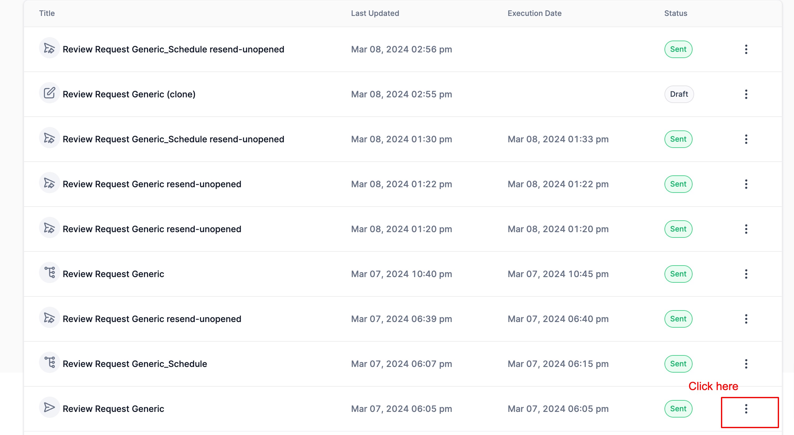 Resend to un-opened : Best Practices and Guide – Navigate to the Email Marketing section.