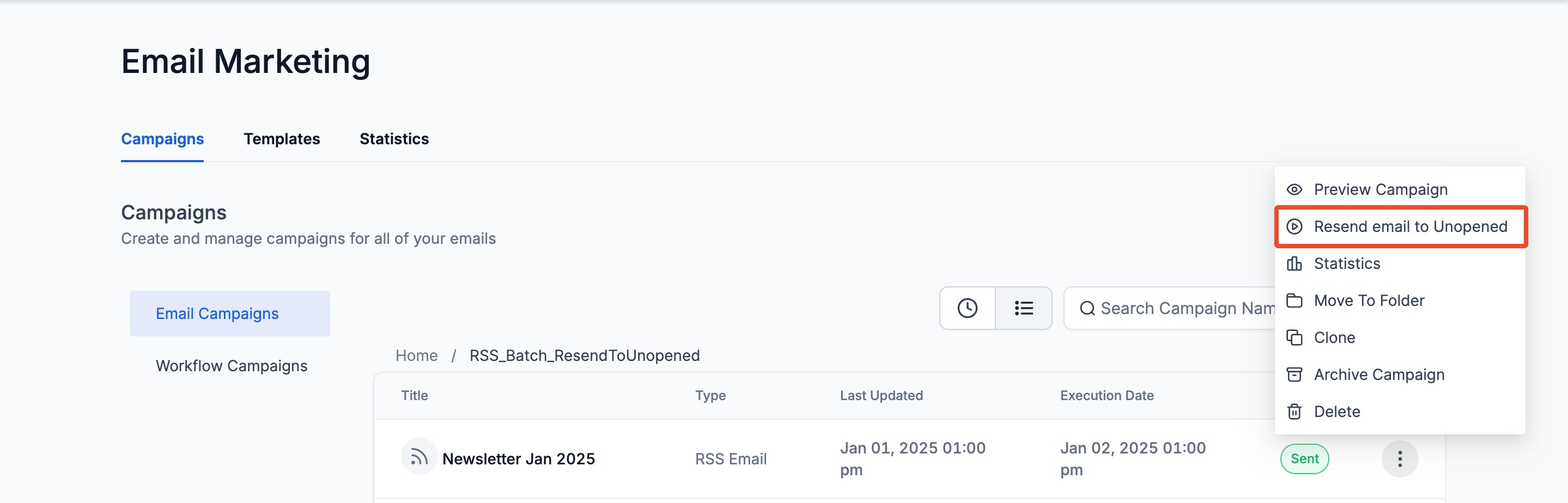 Resend to Unopened for RSS and Batch Scheduled Emails – How to Use Resend to Unopened for RSS & Batch Schedule Campaigns