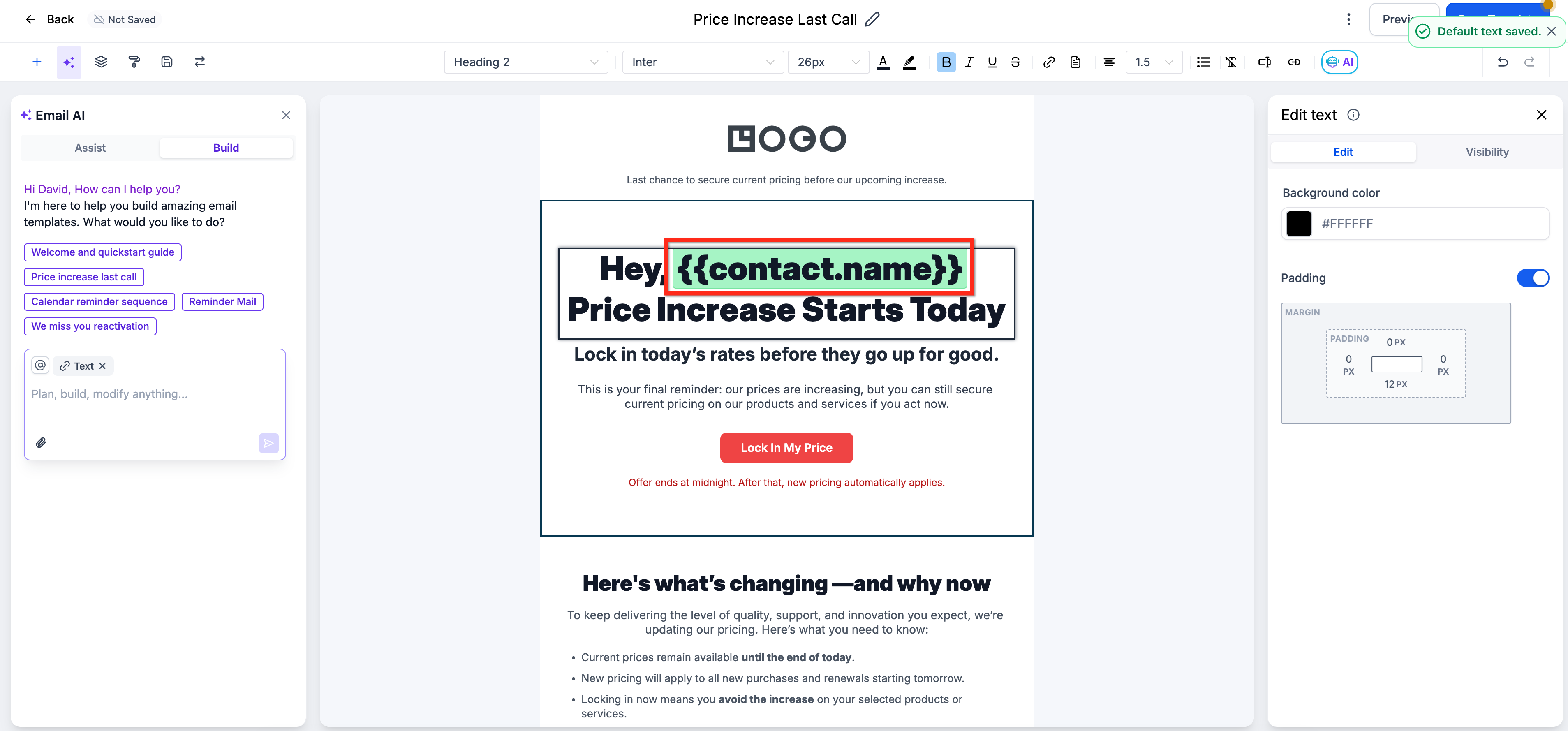 Set Defaults for Custom Values in Emails – How To Set Default Values for Custom Values in Emails