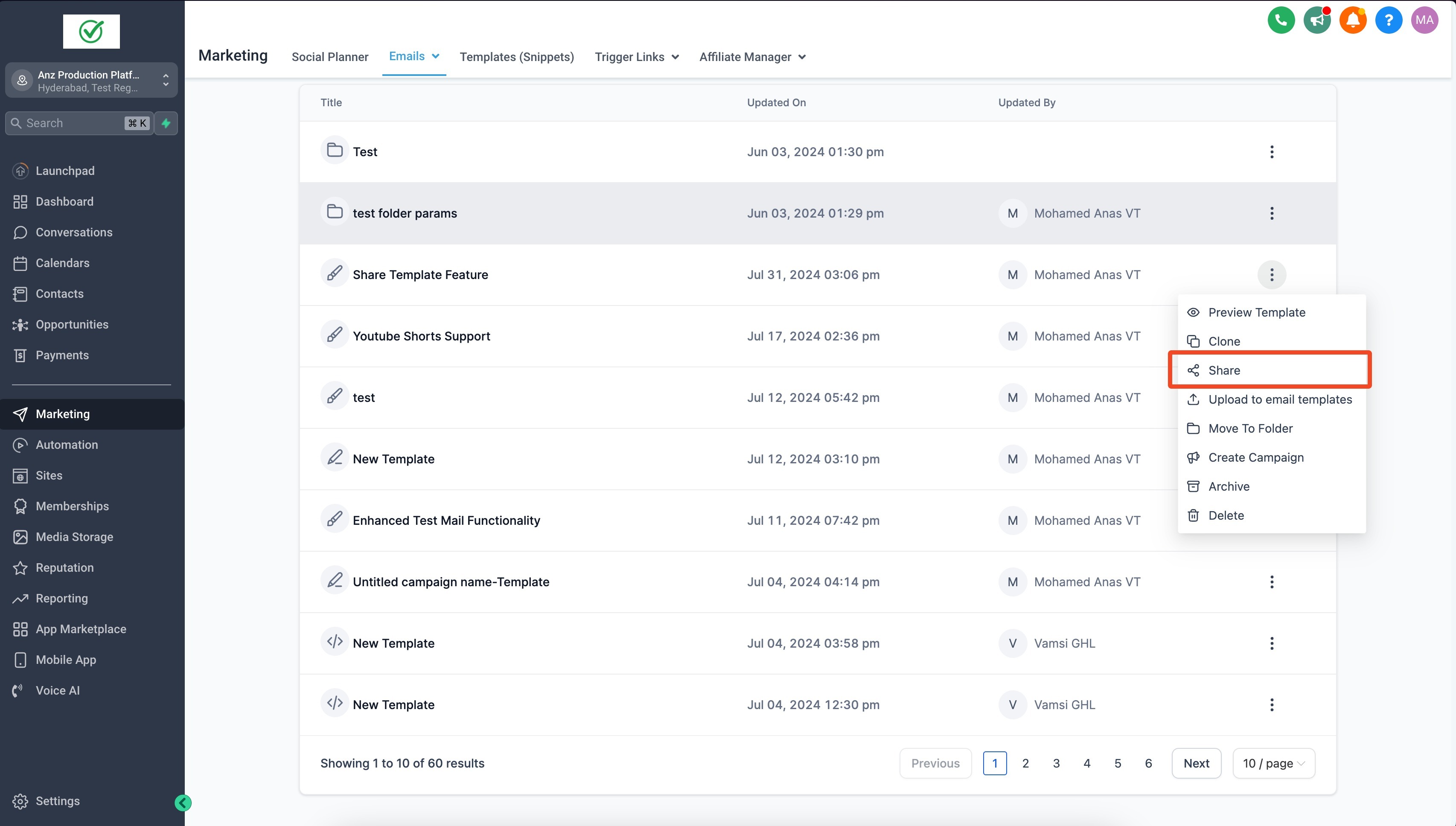 Share Email Template across Agencies – How to Use: