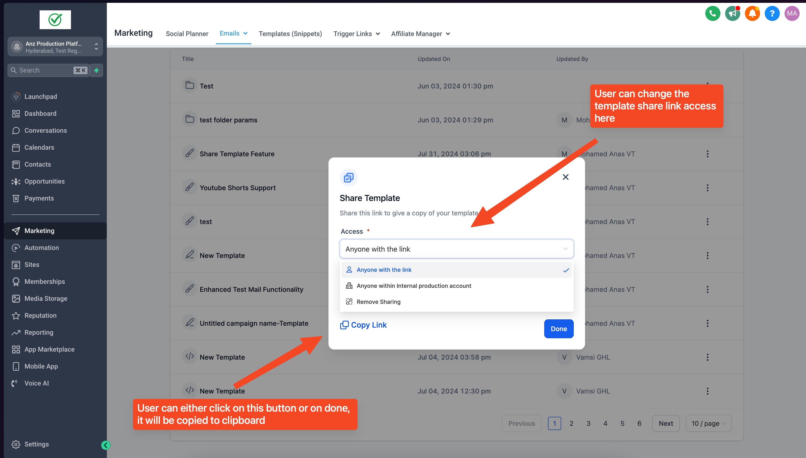 Share Email Template across Agencies – How to Use: