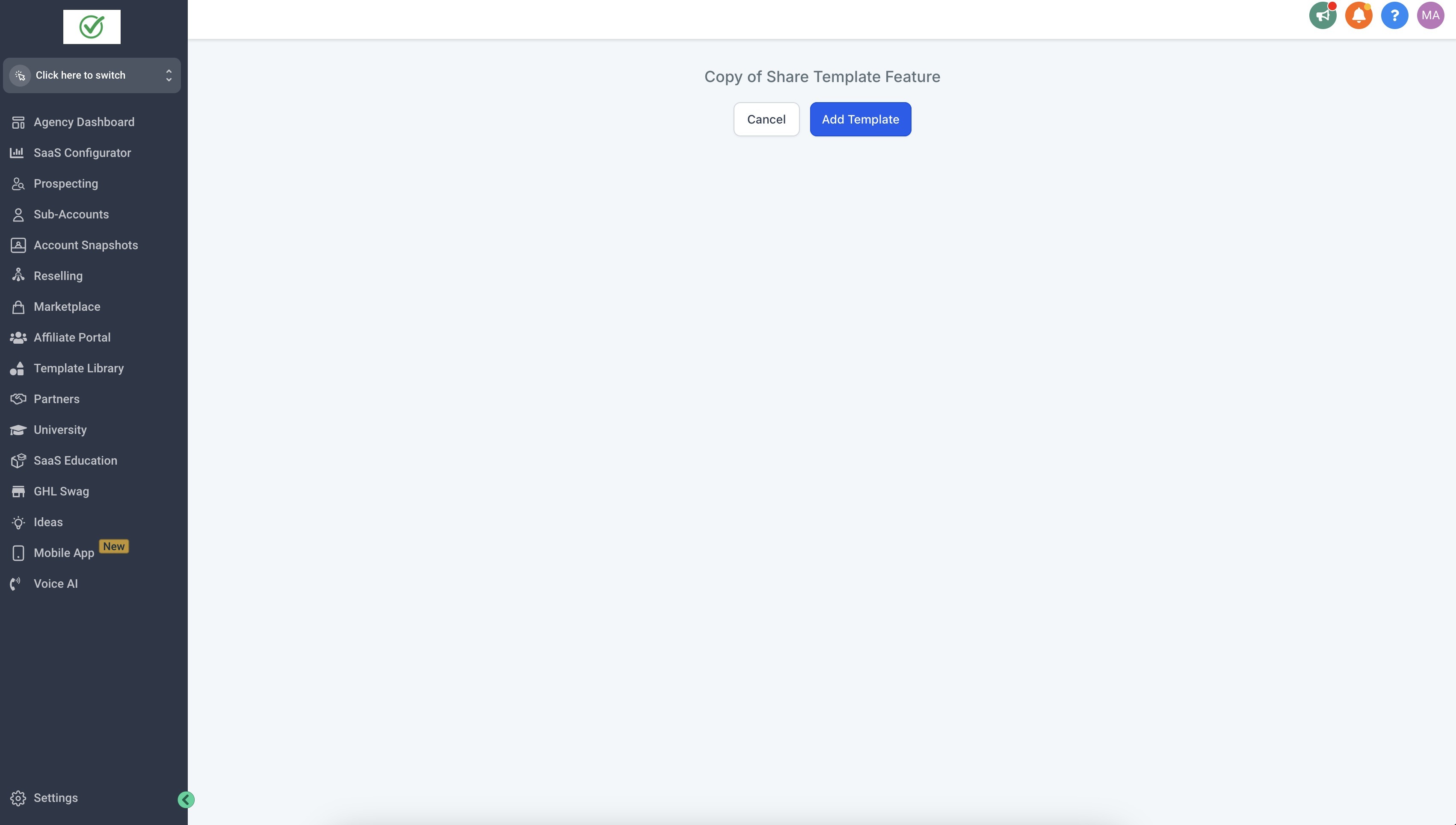 Share Email Template across Agencies – How to Use: