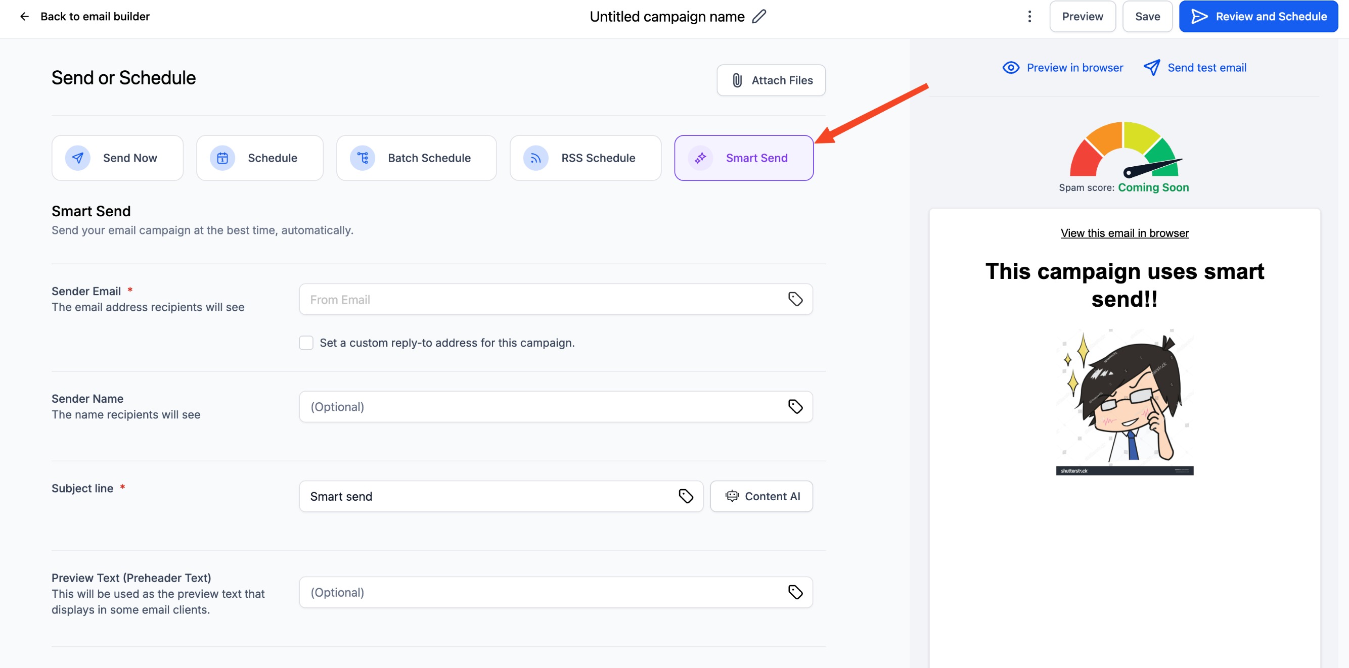 Smart Send: Email Marketing Campaigns – How To Set Up Smart Send