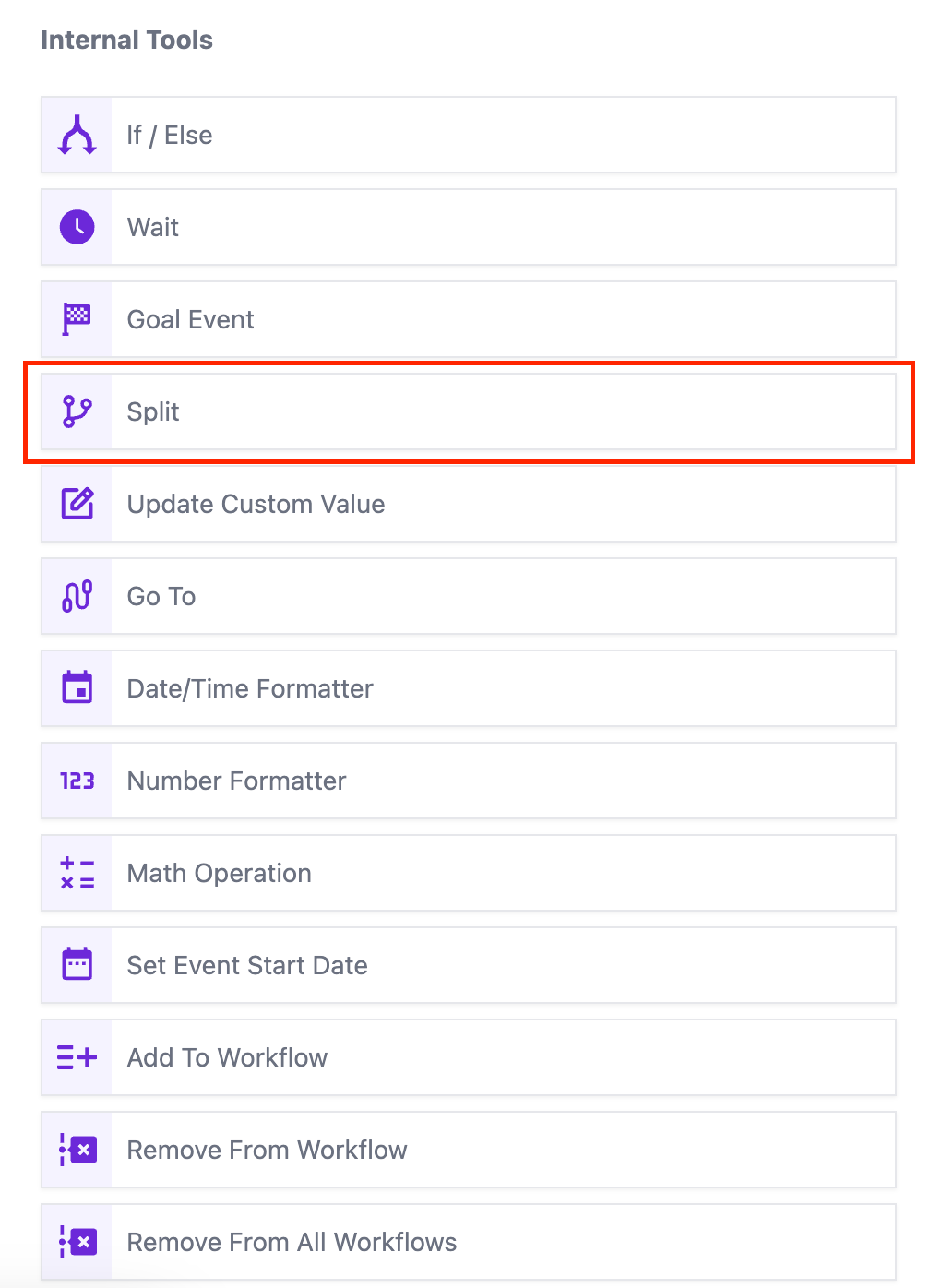 Split Action – 3.1 Random Split