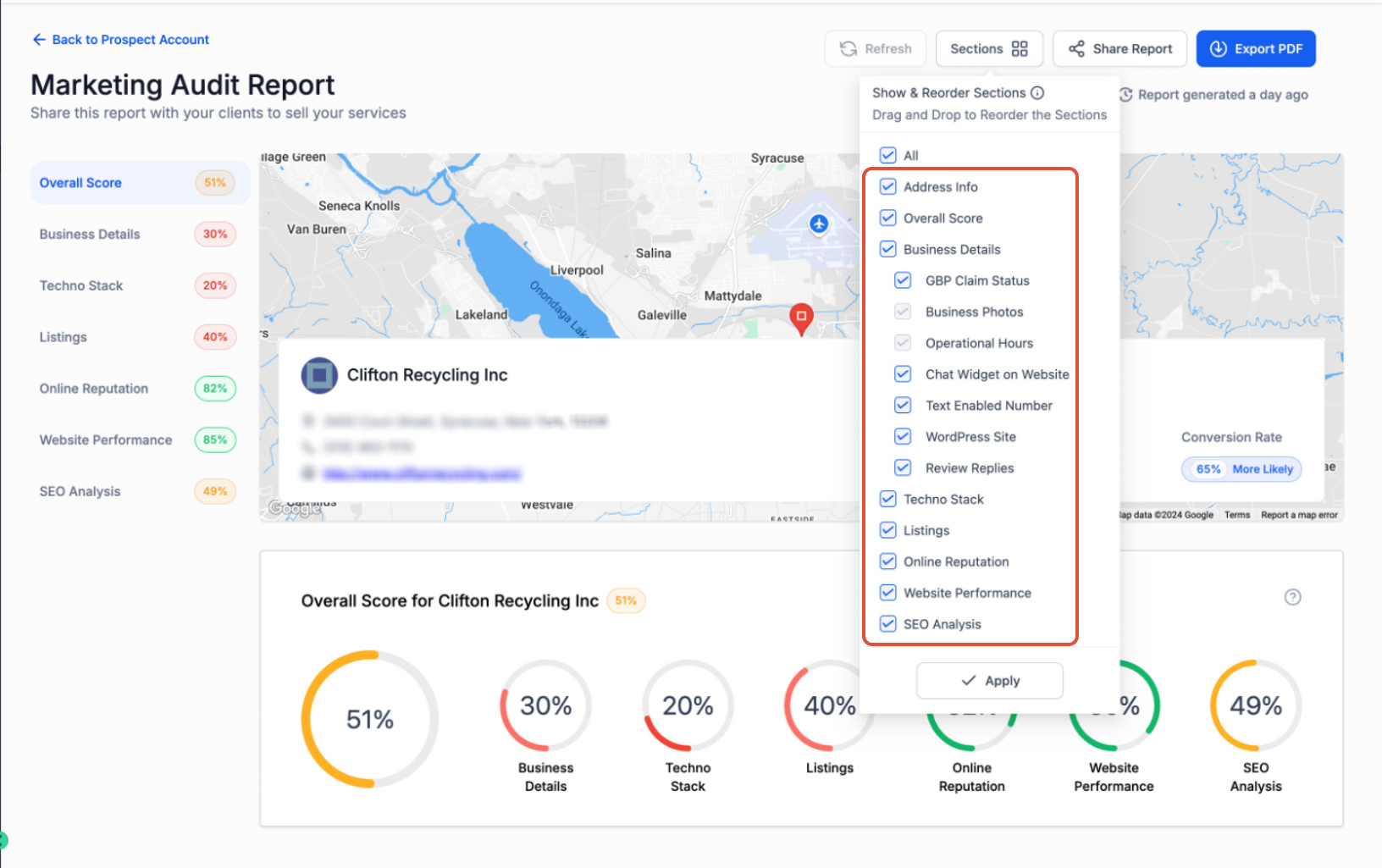 Step-by-Step Guide on Customizing Audit Report Sections – Reorder Report Sections