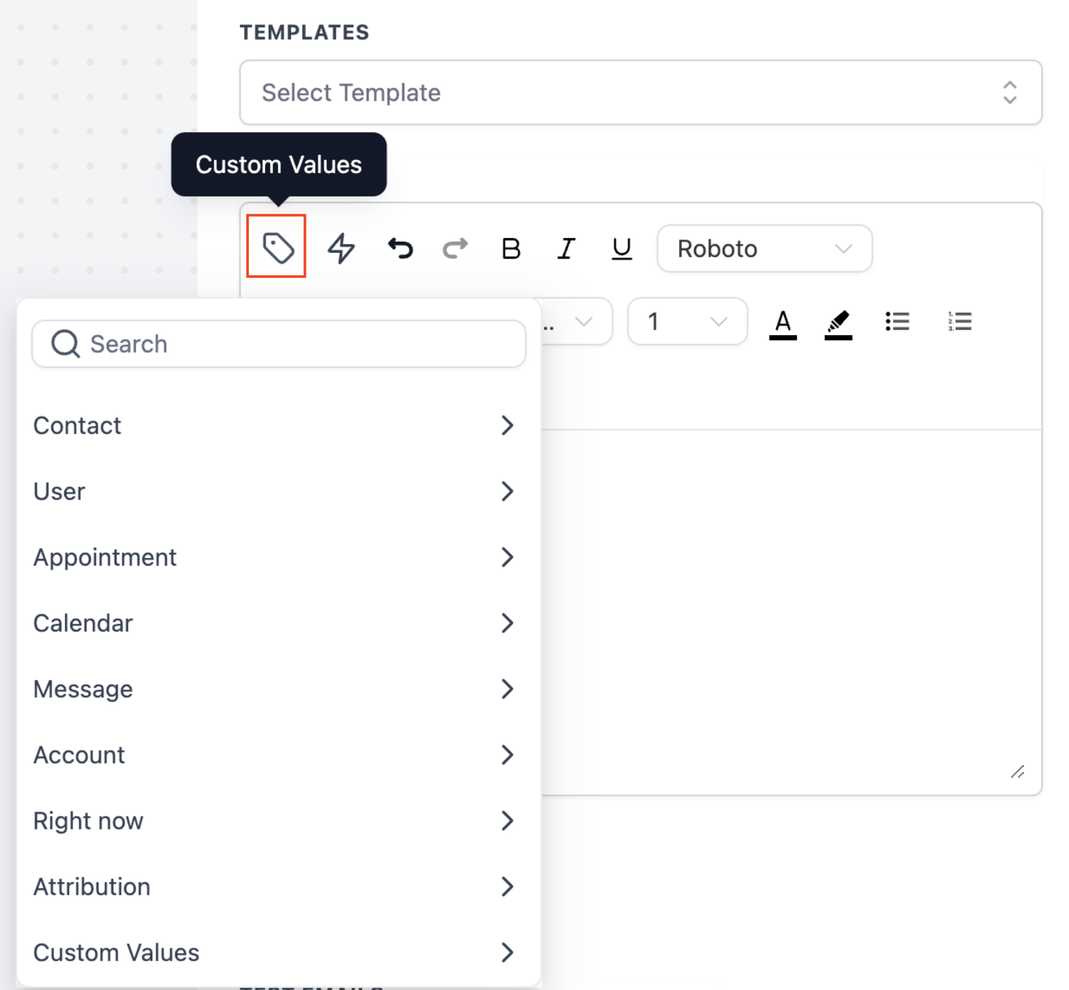Text Editor UI Changes – Screenshot 1