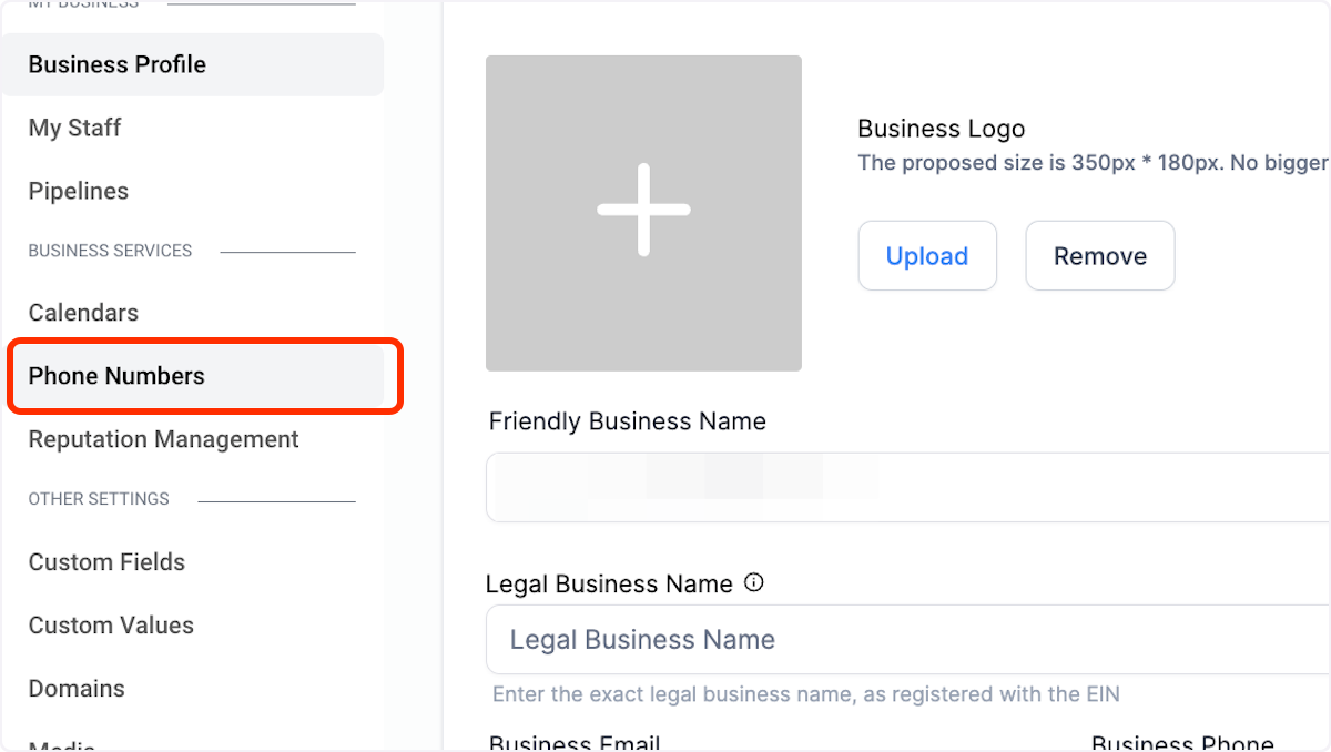 Toll-Free Verification Guide for LC – Phone (US/Canada) – Click on Phone Numbers