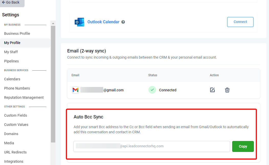Two Way Email Sync for Outlook – Auto Bcc Sync