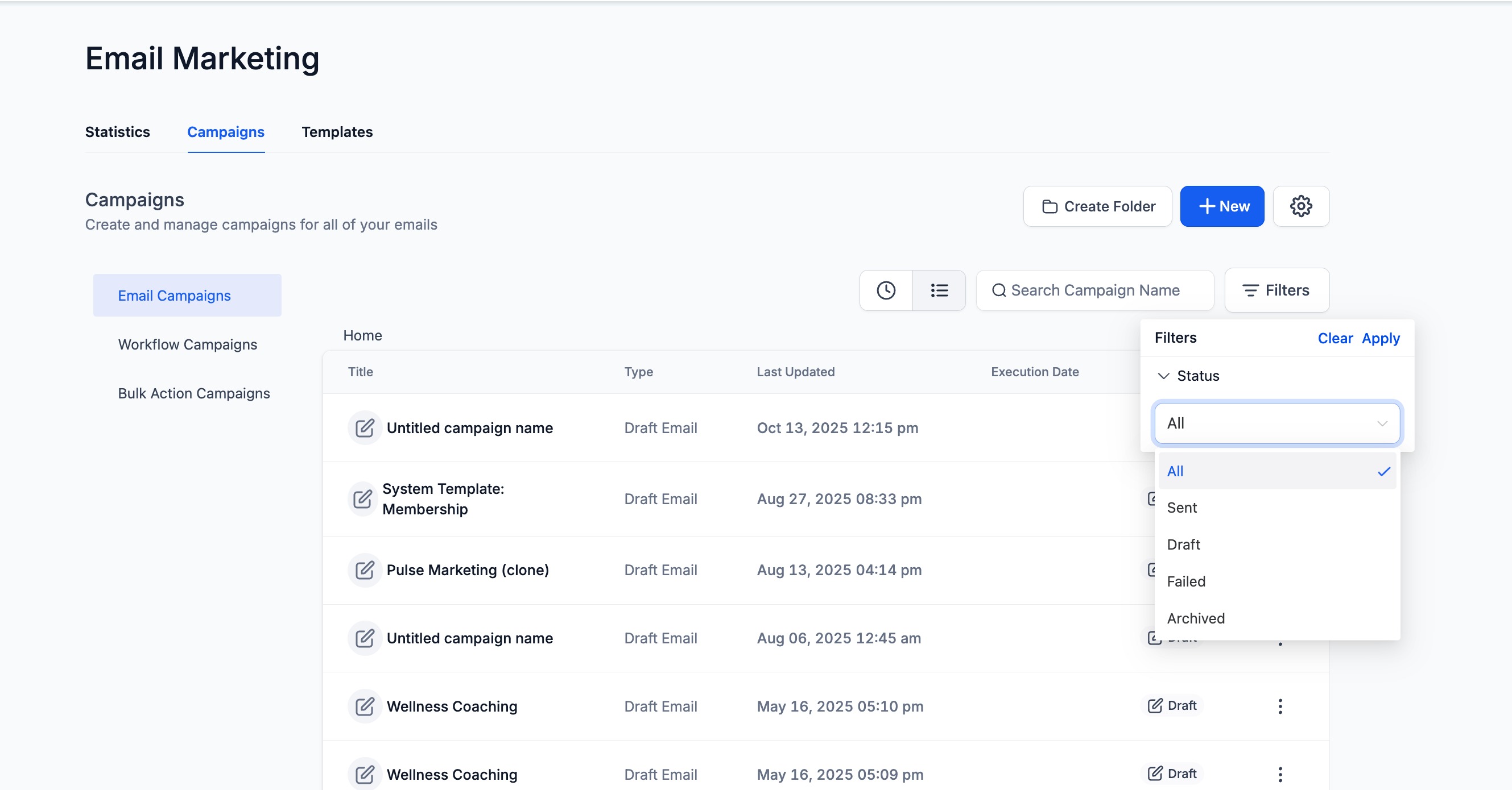 Understanding Email Campaign Statuses – Email Campaign Statuses