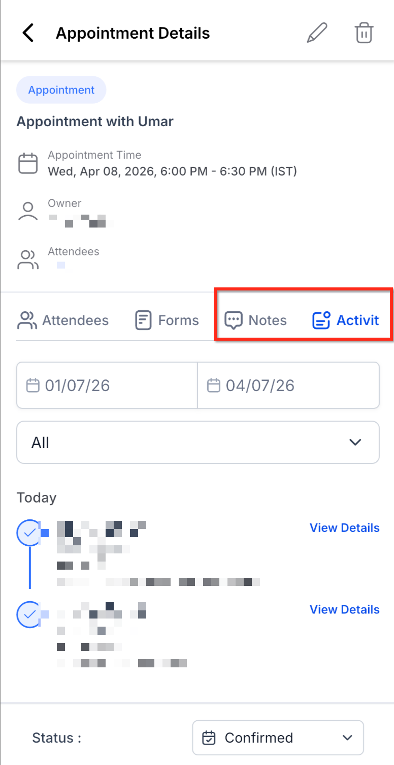 Unified Appointment Screen in the Mobile App – How To Set Up the Unified Appointment Screen