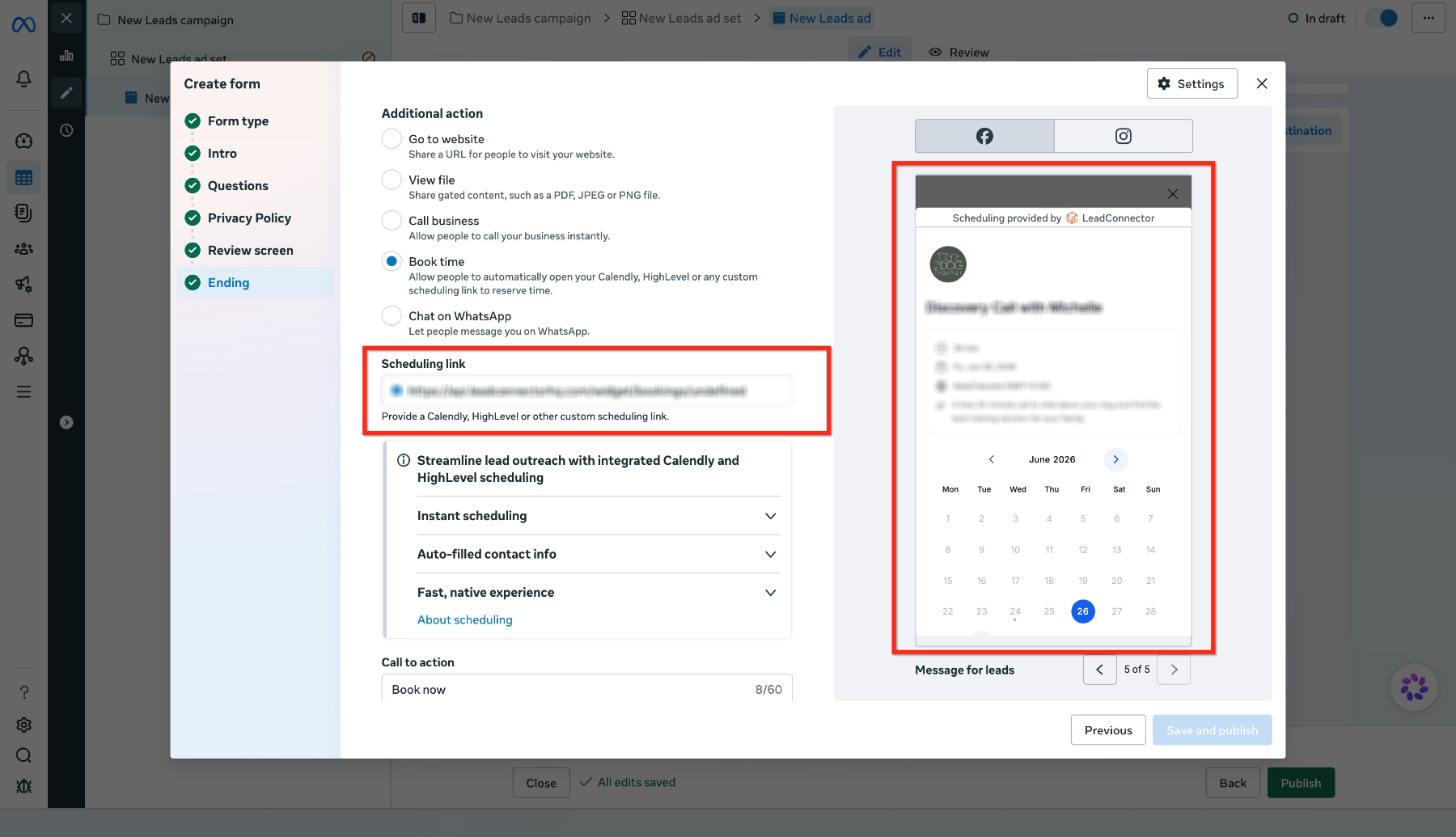 Use Embedded Calendar Booking for Facebook Lead Ads – How To Setup Embedded Appointment Booking