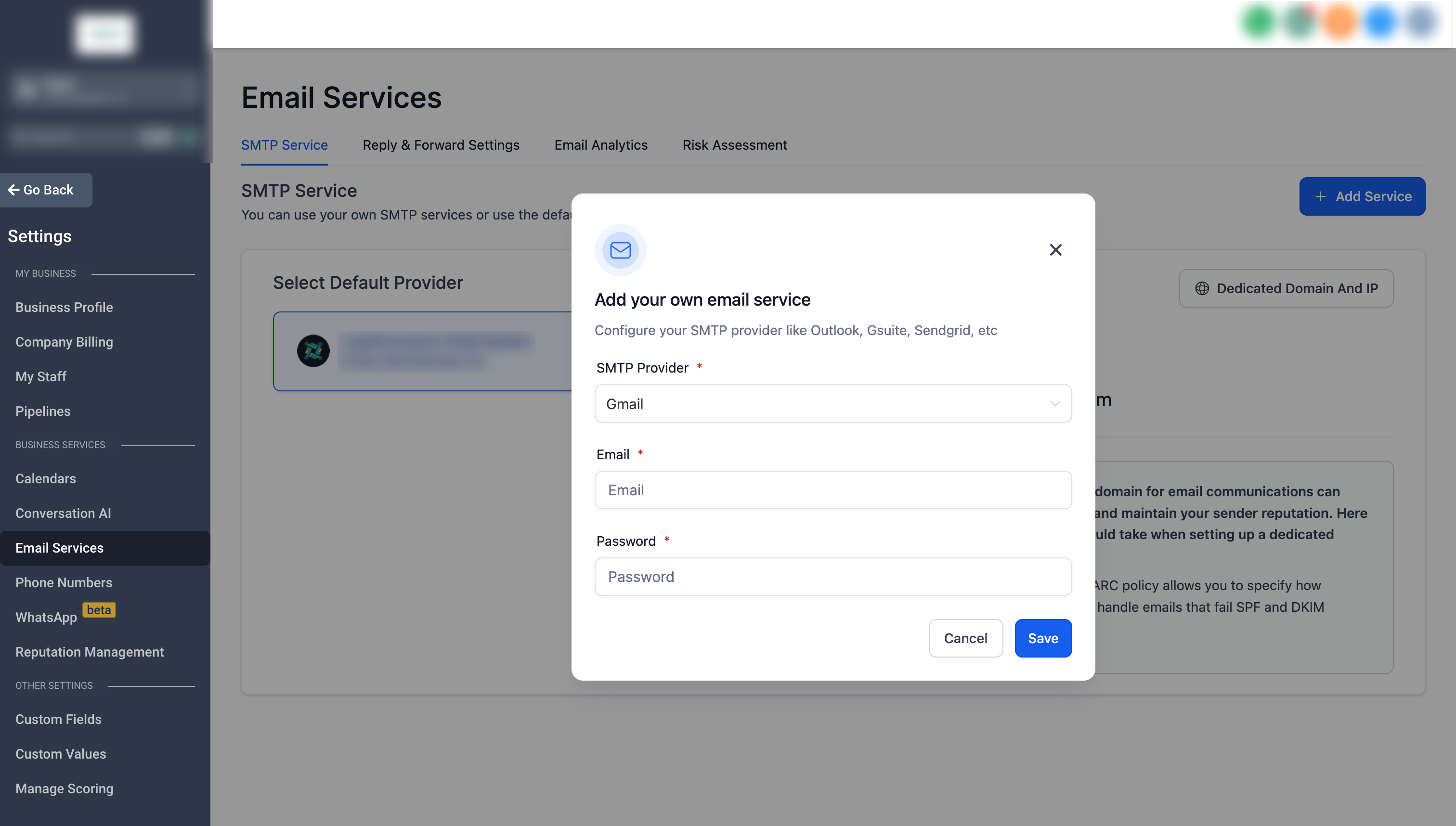 Using Google/Gmail/Google Workspace as your SMTP Provider – Create Gmail SMTP settings
