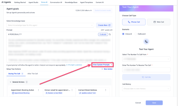 Voice AI – Exposed System Prompts for Agents – How To Find and Edit Exposed System Prompts