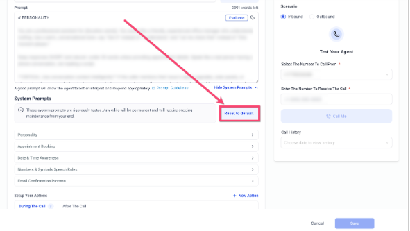 Voice AI – Exposed System Prompts for Agents – How To Find and Edit Exposed System Prompts