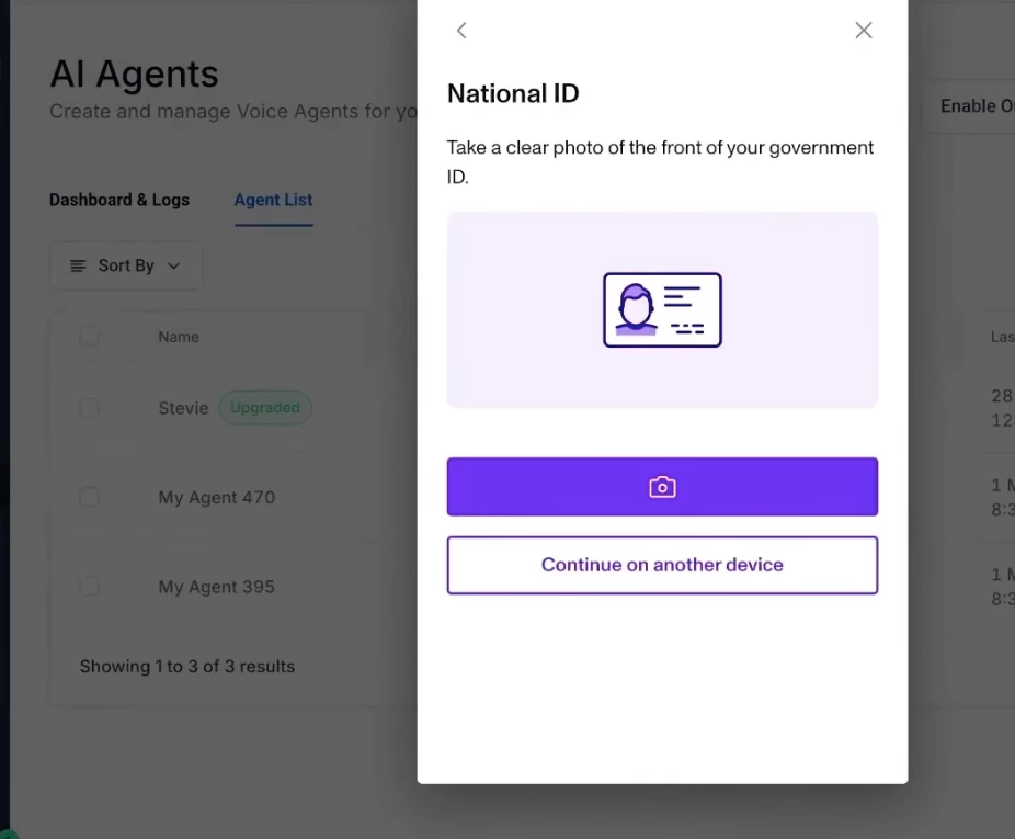 Voice AI Outbound Calling Compliance Checks – Identity verification for outbound Voice AI eligibility