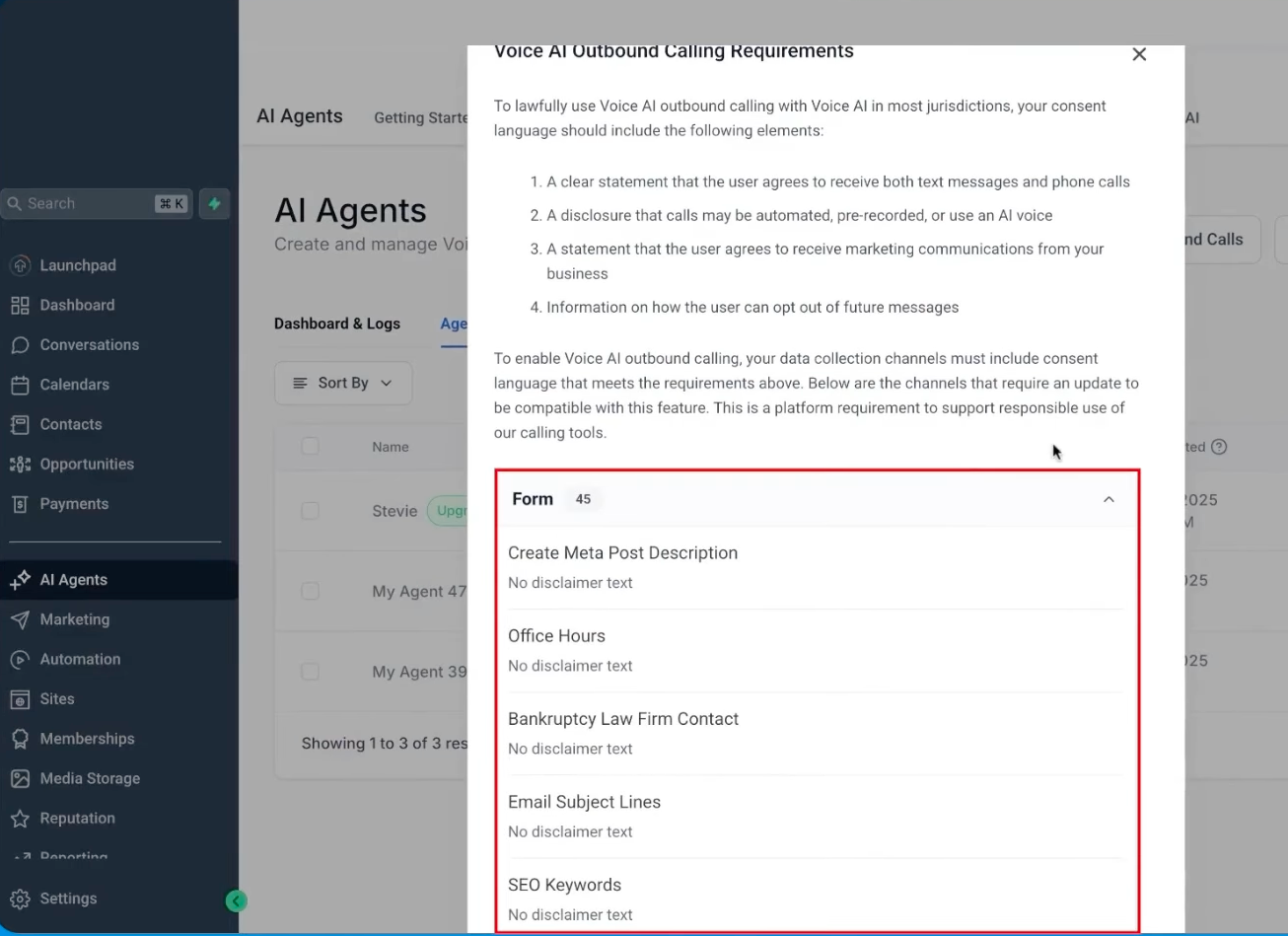 Voice AI Outbound Calling Compliance Checks – Voice AI consent-language guidance