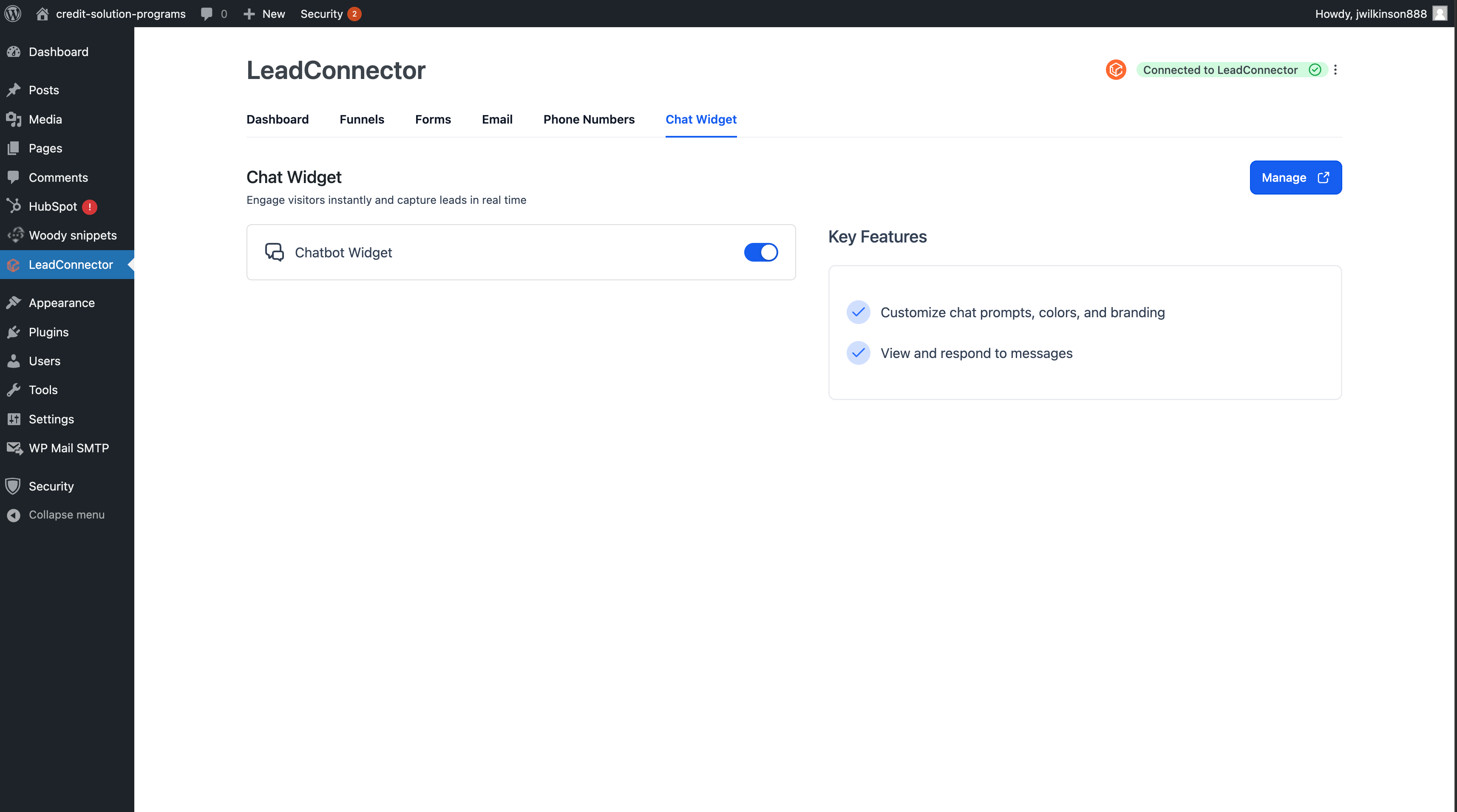 WordPress LeadConnector Plugin: All you need to know – Text-to-Chat Widget
