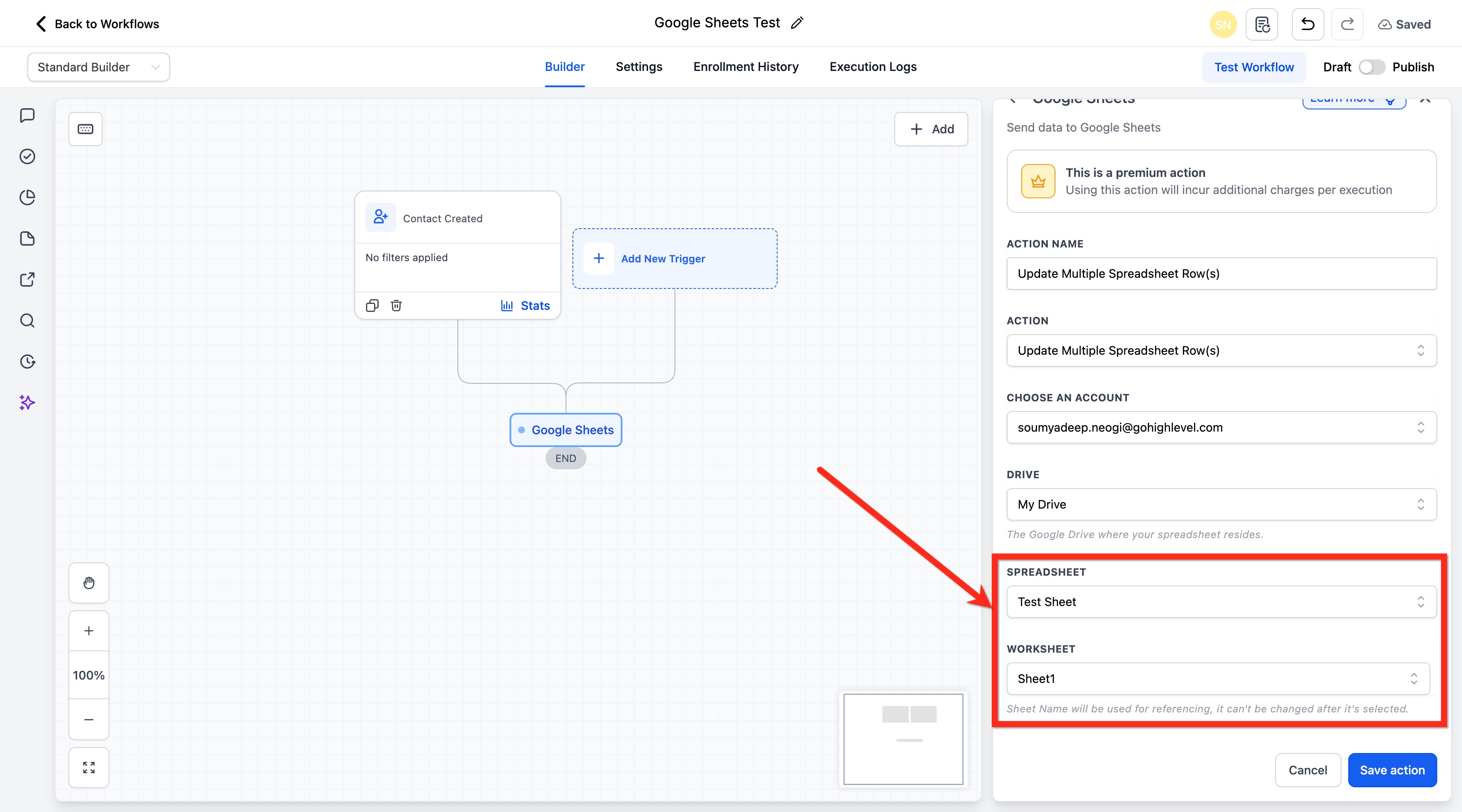 Workflow Action – Create & Update Multiple Rows in Google Sheets – How to Use the Action to Update Multiple Spreadsheet Row(s)