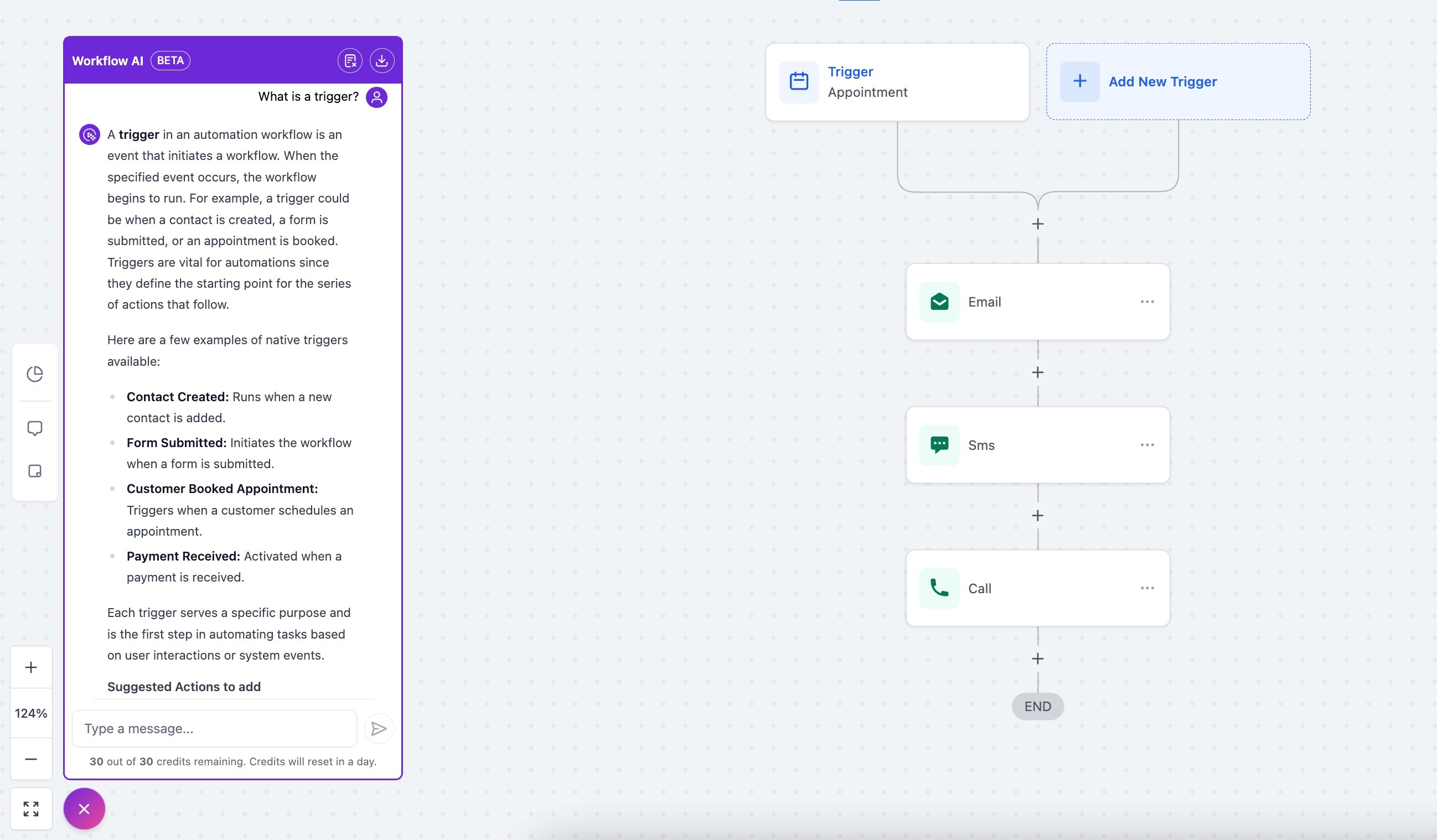 Workflow AI Assistant – Suggest Next Steps