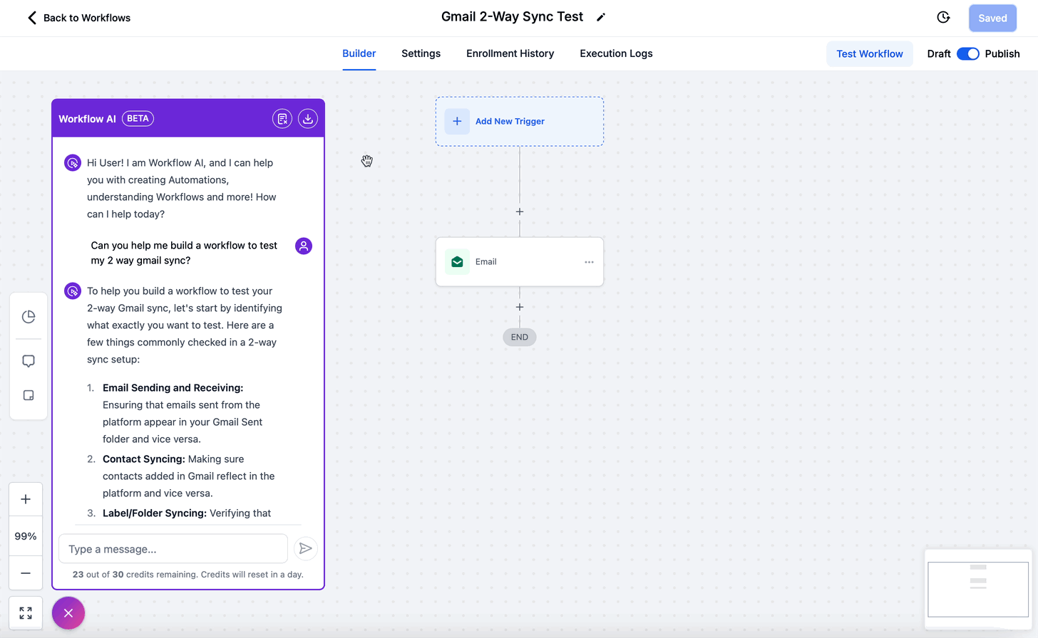 Workflow AI Assistant – Suggest Next Steps