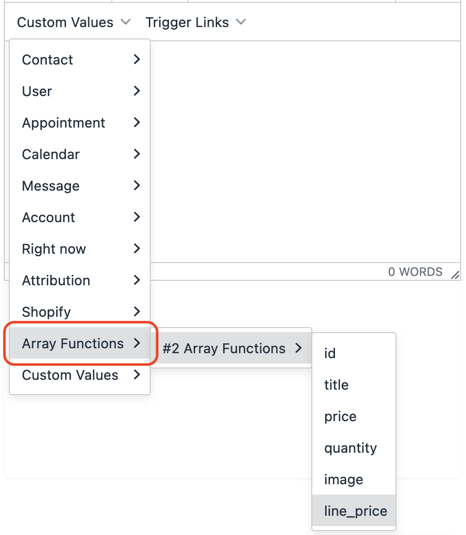 Workflow – Array Functions Premium Action – Add another item