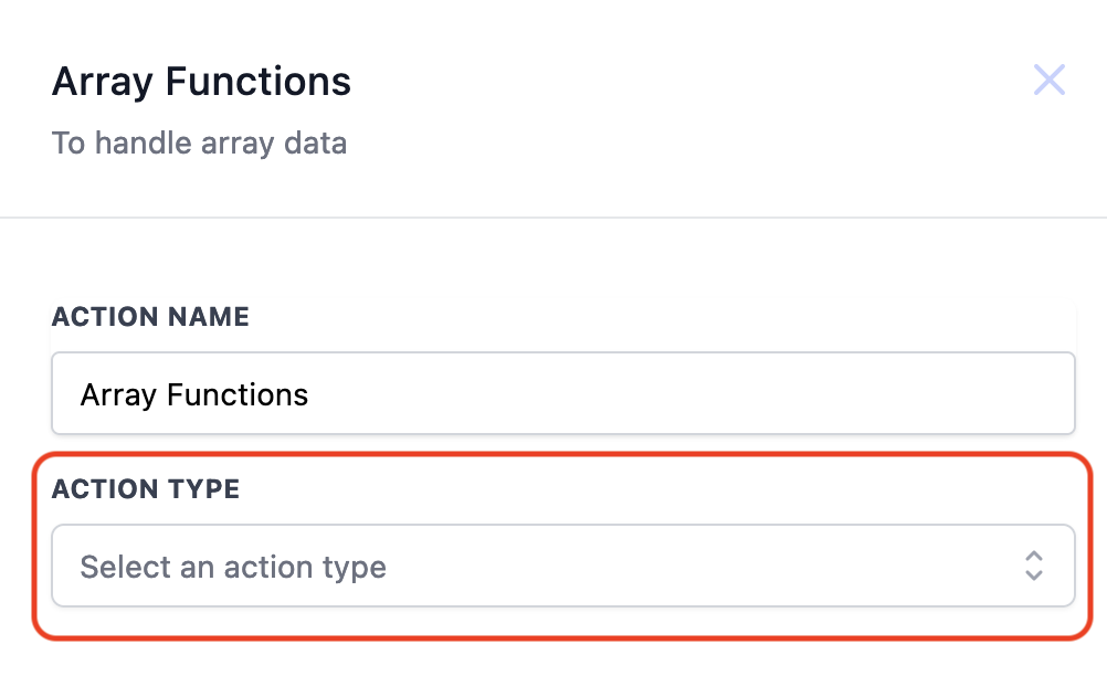 Workflow – Array Functions Premium Action – Screenshot 2