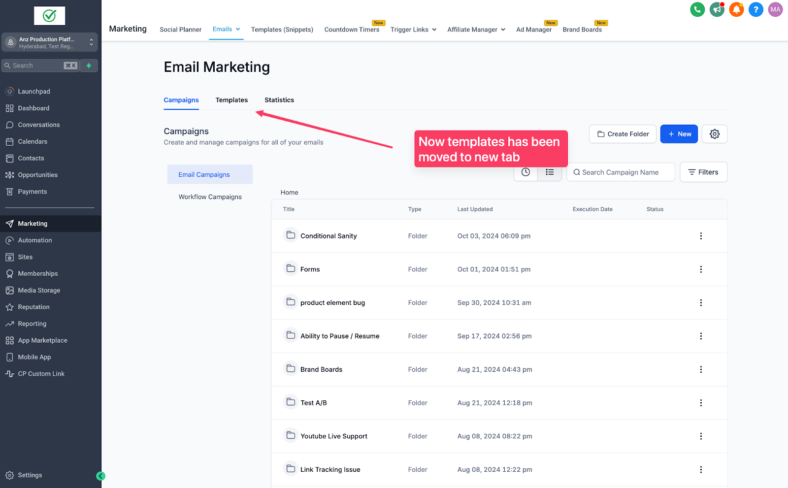Workflow Email Actions Included in Statistics – Note: