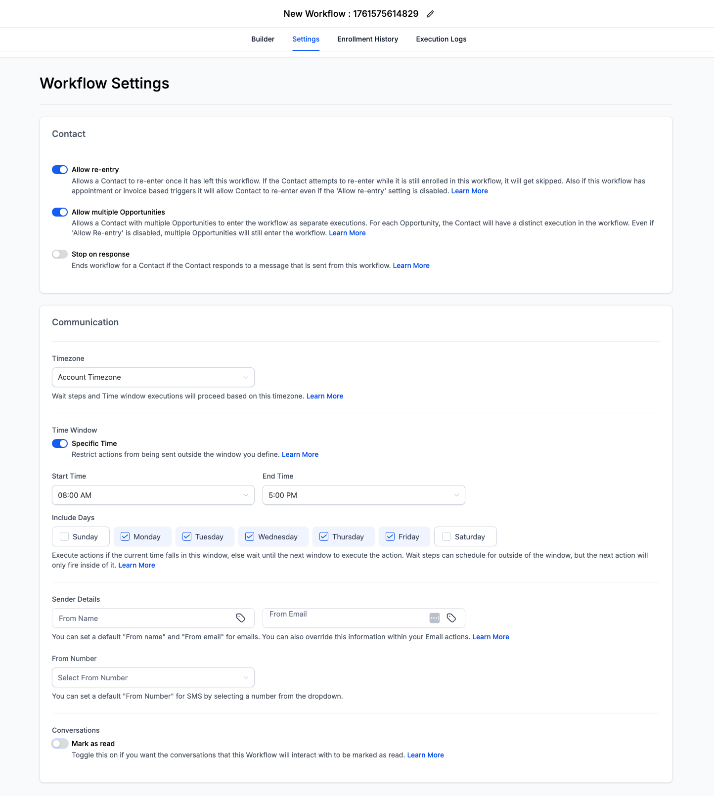 Workflow Settings – Overview – What are Workflow Settings?