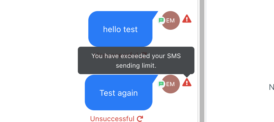 SMS Compliance Guide: Consent, Opt-Outs, and Sending Limits – What error screens or notifications will a sub-account see during a violation?