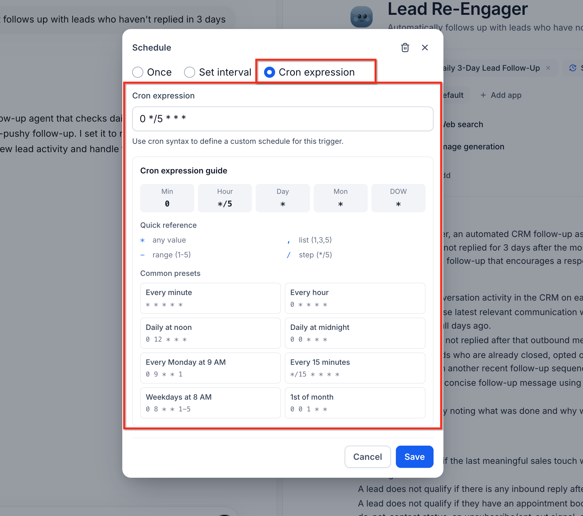 Scheduled Triggers for Super Agents – How to Set Up Scheduled Triggers for a Super Agent