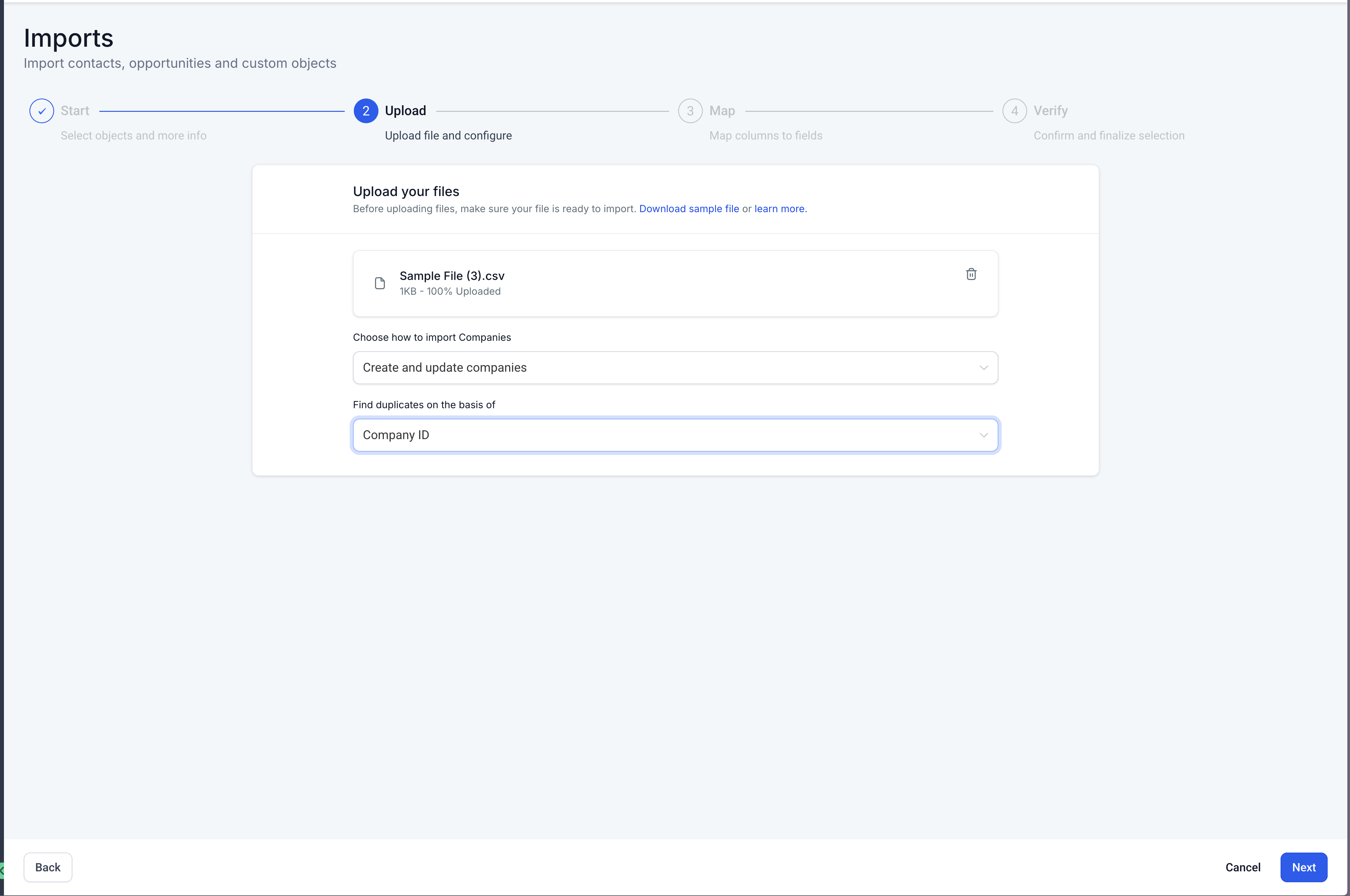 Bulk Import Companies via CSV – How to Set Up Bulk Company Import