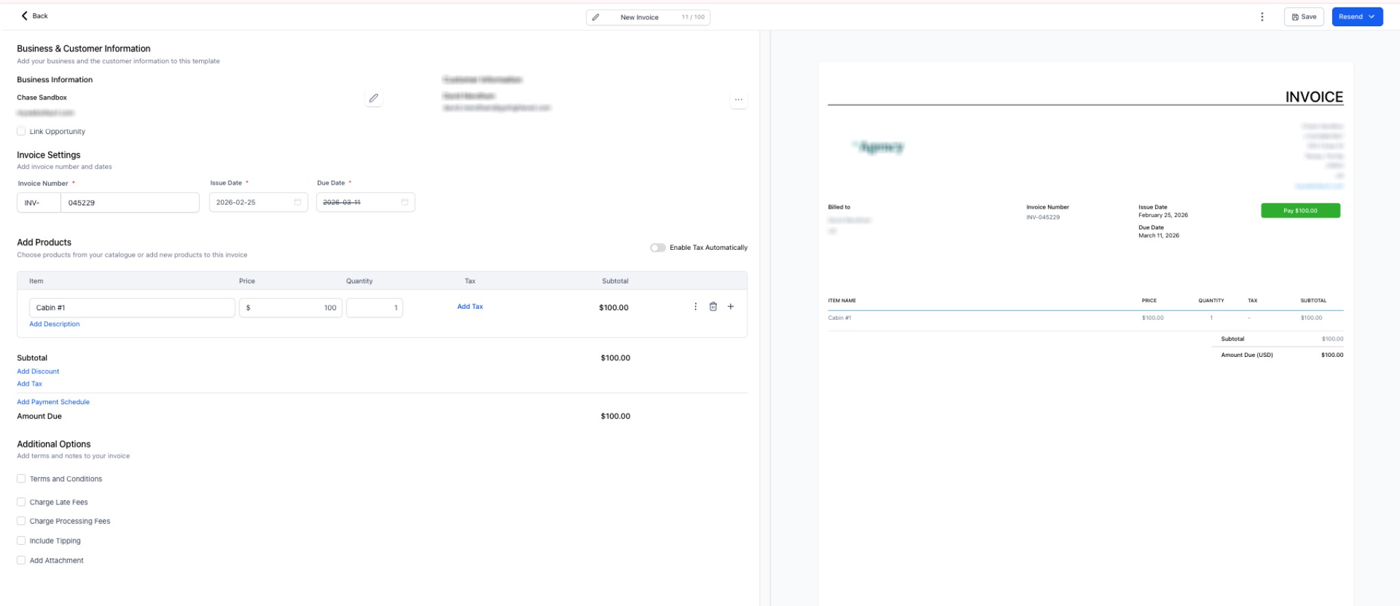 Flexible Invoice Editing for Partially Paid Invoices – 3. Make the Required Invoice Changes