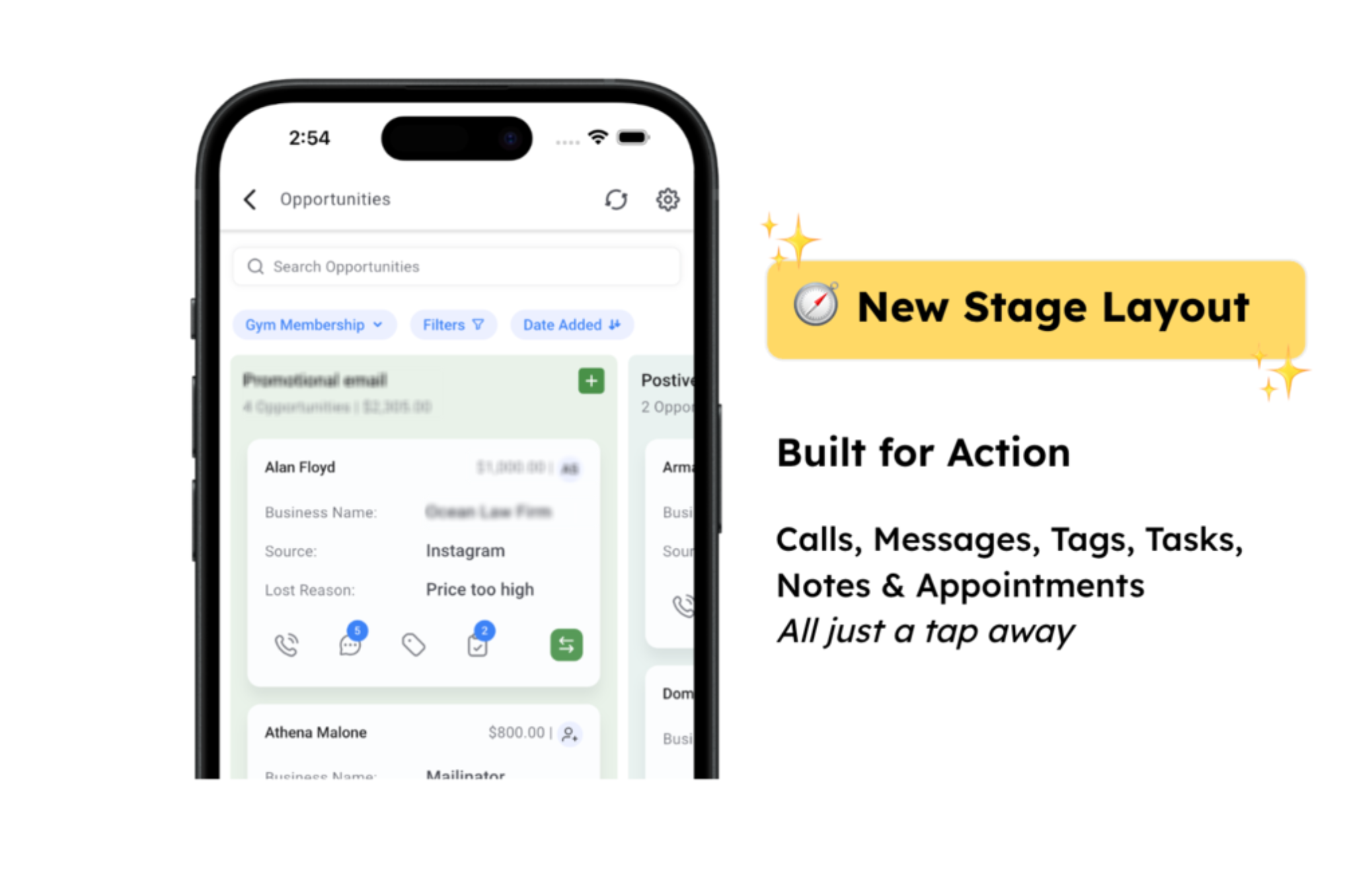 Opportunities V2 Mobile App – Enhanced Pipeline View