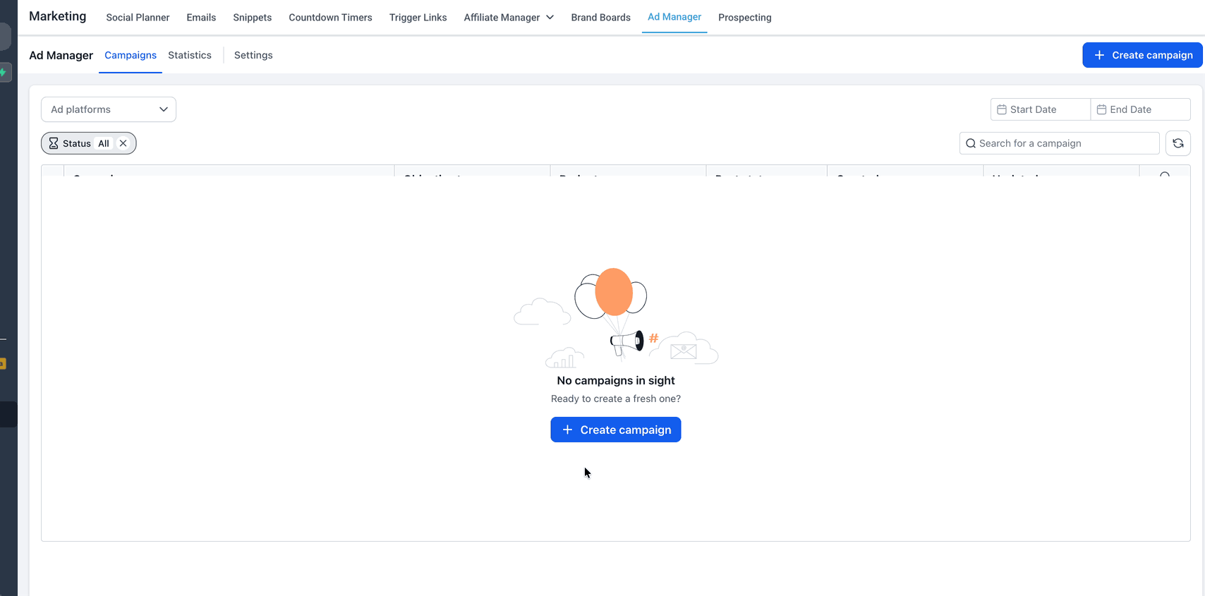 Setup Facebook and Instagram Lead Ads – Step 4: Create a Campaign