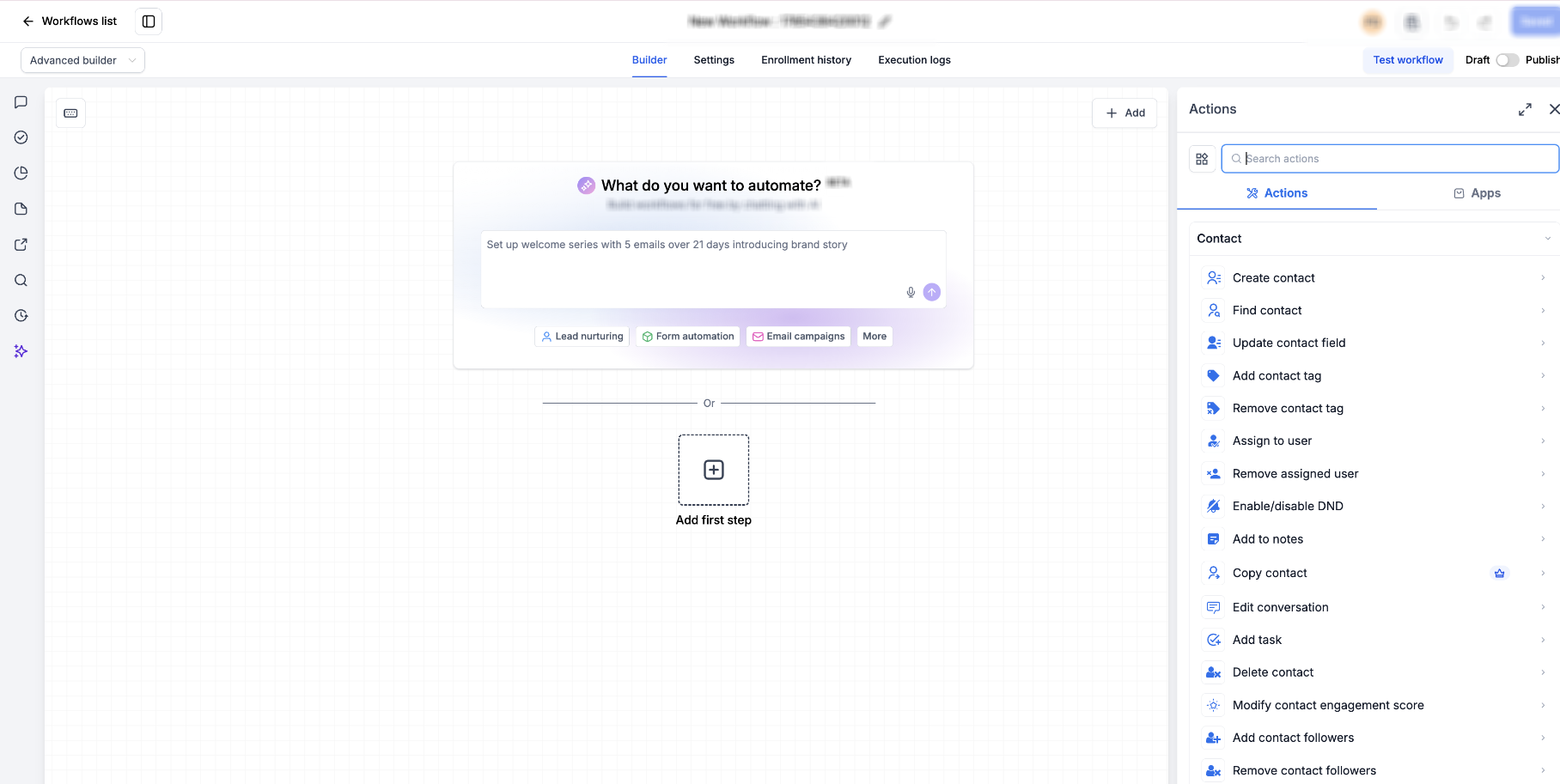 Skills Platform for AI Agents – External tool or connector configuration for an AI Agent