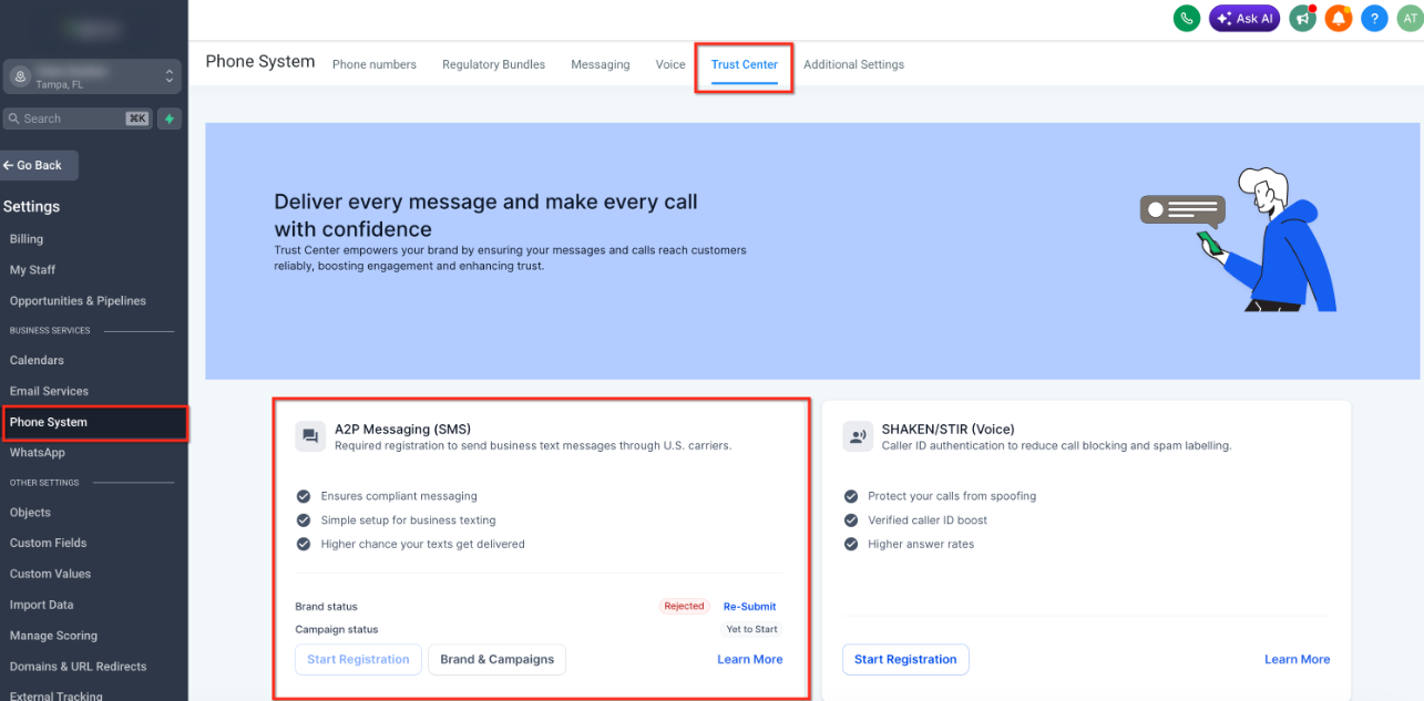 A2P Campaign Rejections, Required Fixes & Vetting Errors – How to View Your Required Fixes