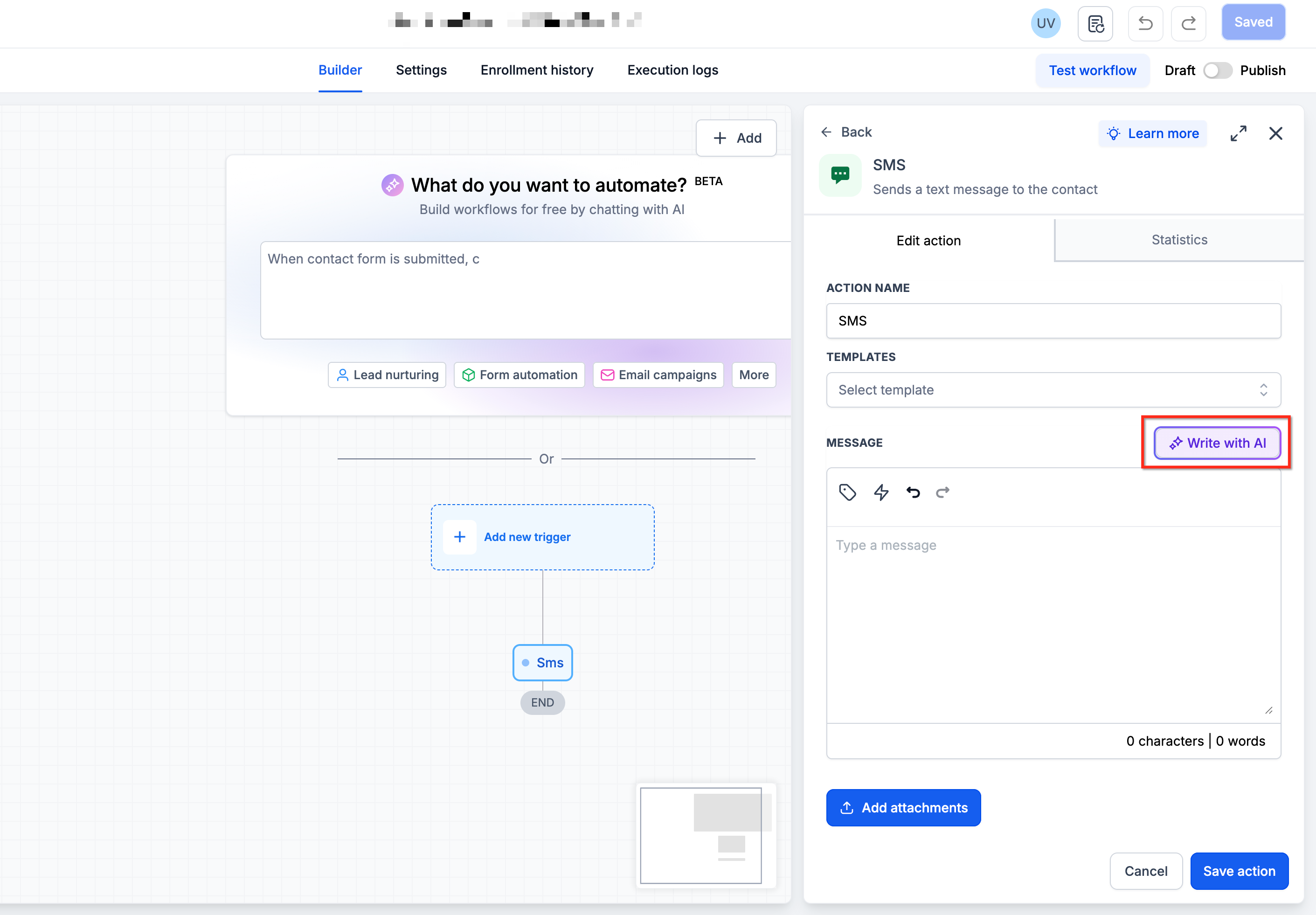 AI-Generated SMS Messages in Workflows – How AI SMS Generation Works