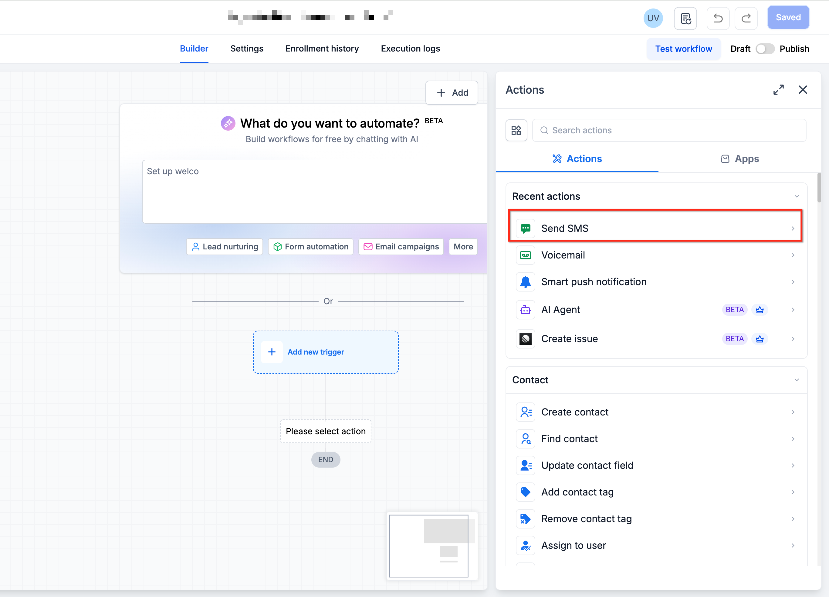AI-Generated SMS Messages in Workflows – How to Set Up AI-Generated SMS Messages