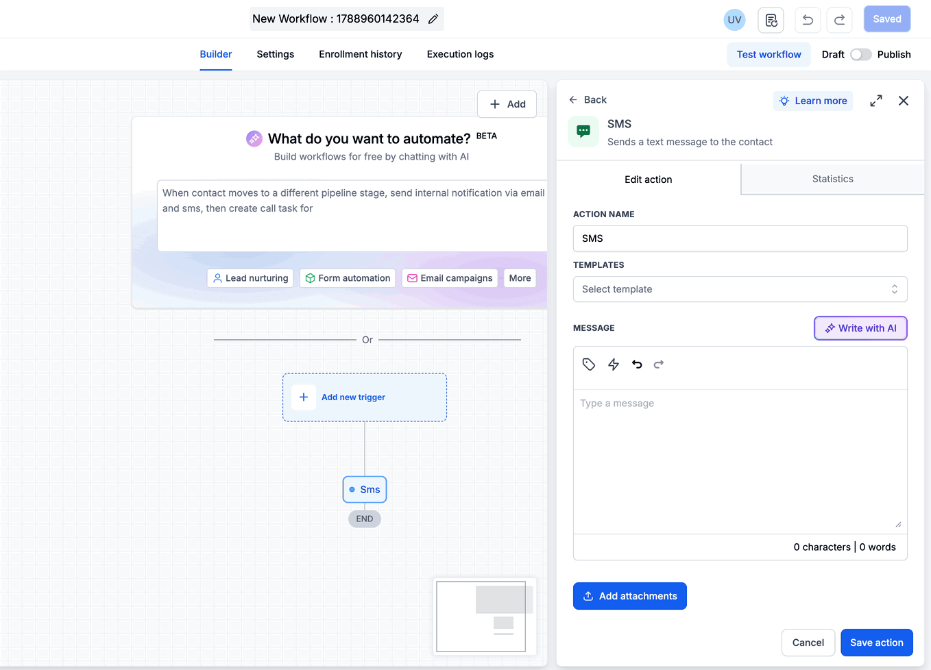 AI-Generated SMS Messages in Workflows – How to Set Up AI-Generated SMS Messages