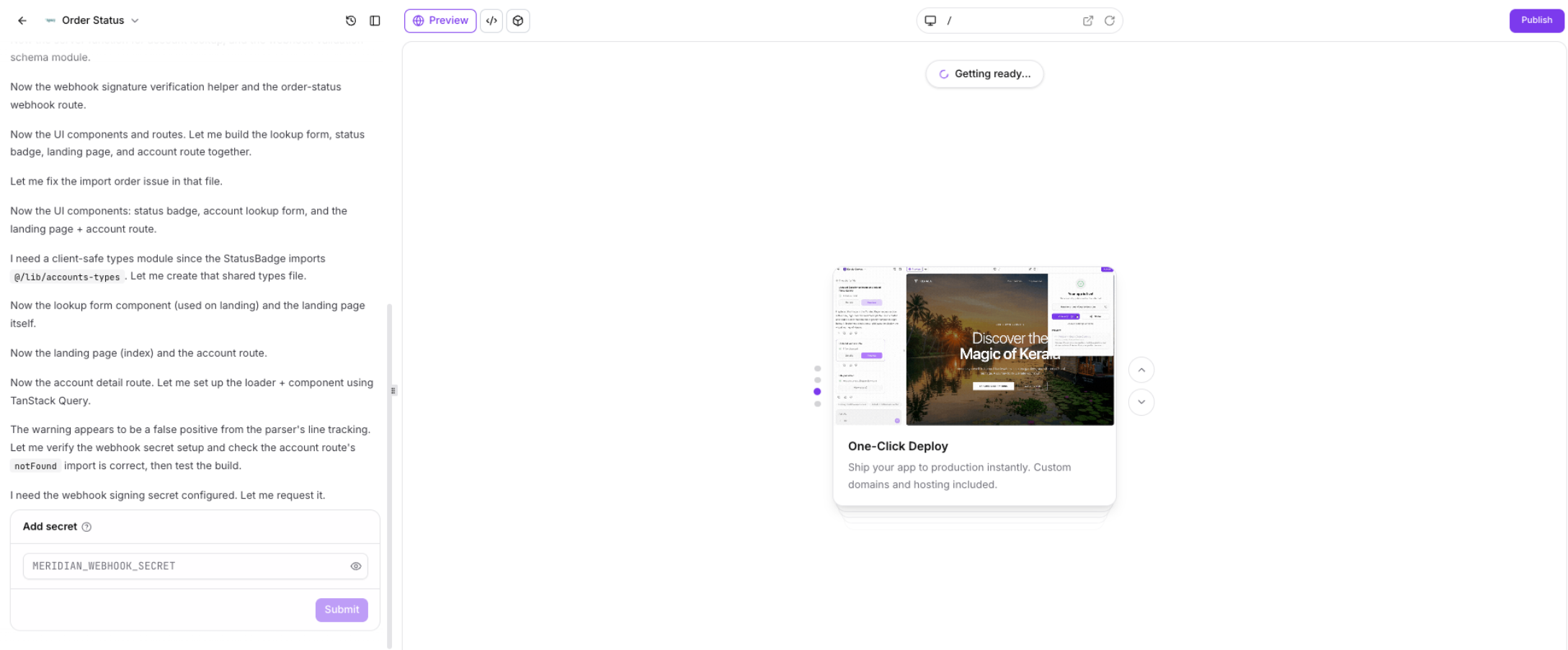 AI Studio: Introducing SSR + Server Functions + Secrets – AI Studio Secrets workflow