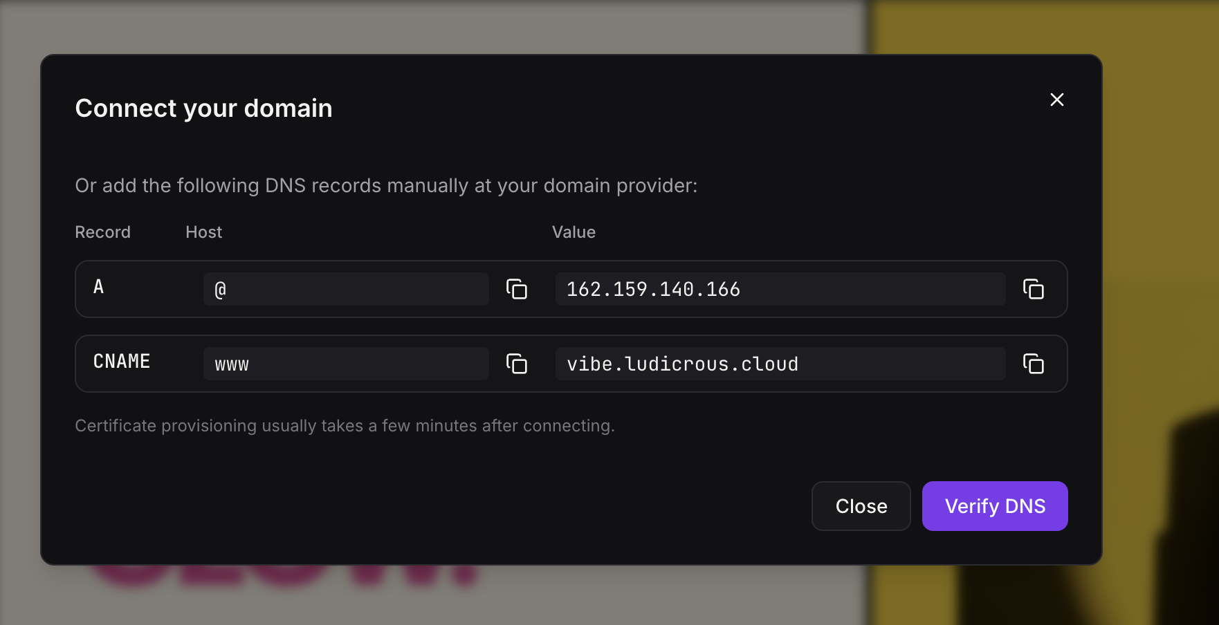 AI Studio: Introducing SSR + Server Functions + Secrets – Custom domain DNS configuration