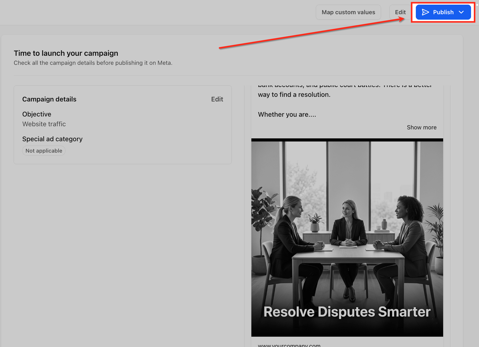 Campaign Opportunity Score in Ad Manager – Publish the campaign when ready